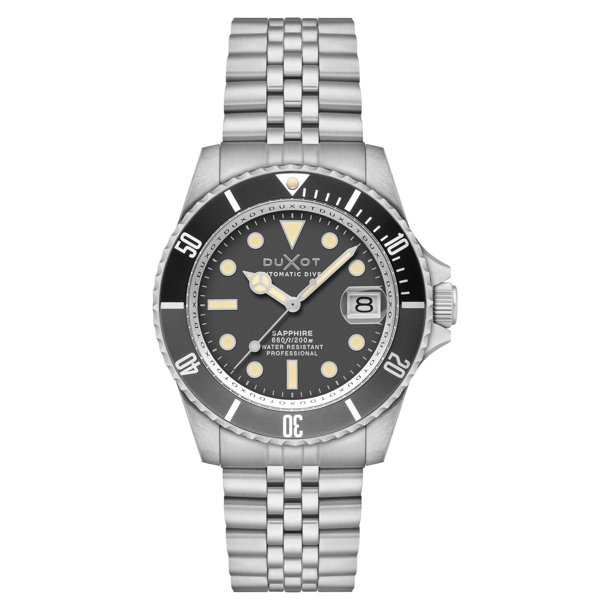 DUXOT Duxot Atlantica Diver Automatic Charcoal Grey Men's Watch DX-2057-55