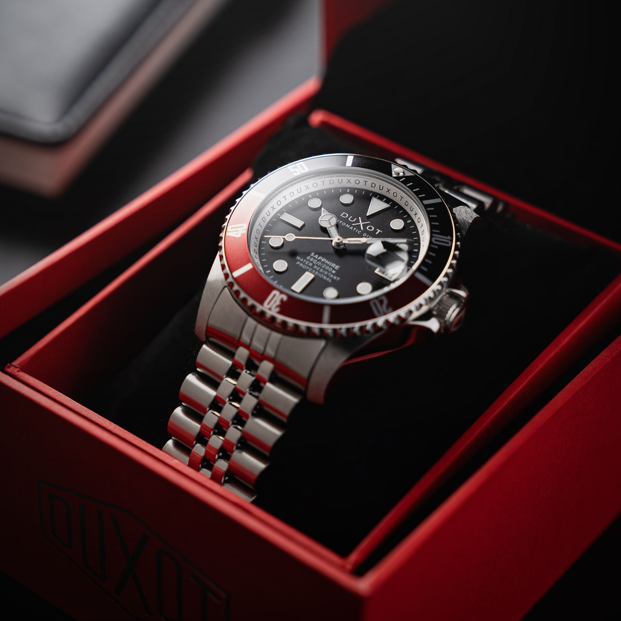 DUXOT Duxot Atlantica Diver Automatic Jade Black Men's Watch DX-2057-88
