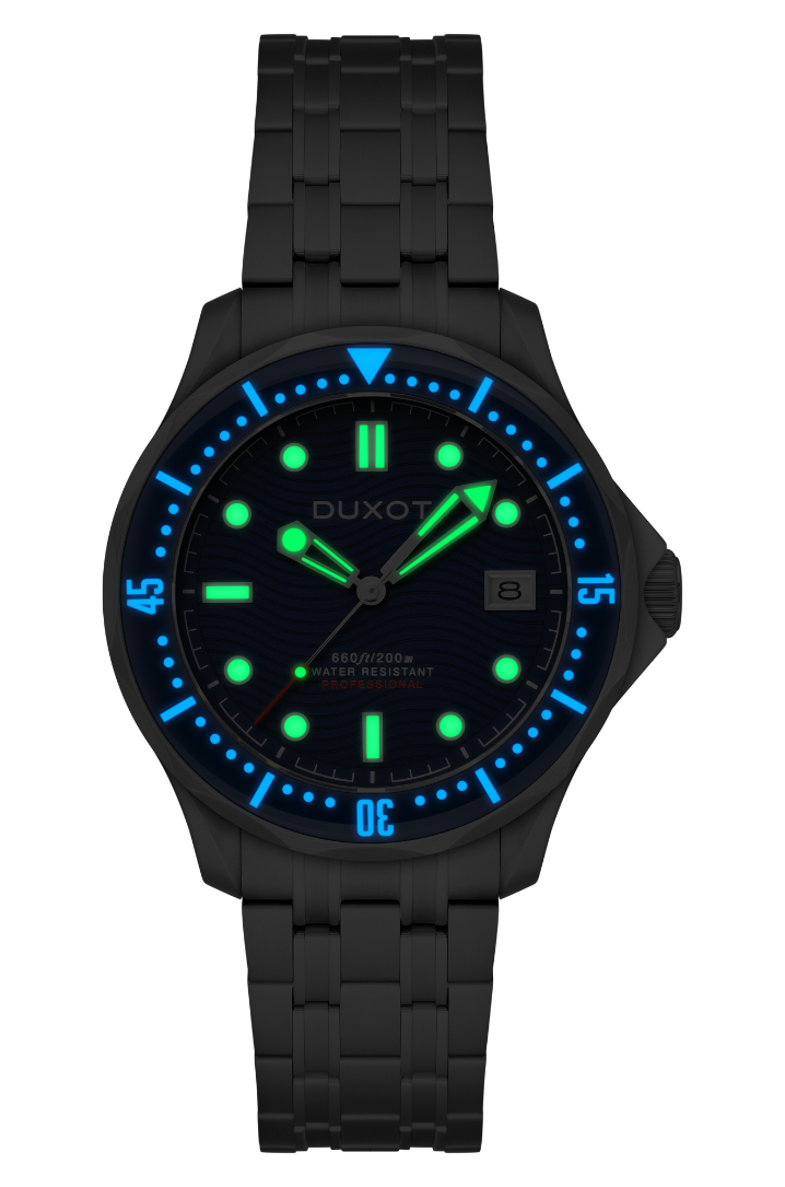 DUXOT Duxot Henri Diver Automatic Presidential Blue Men's Watch DX-2060-22