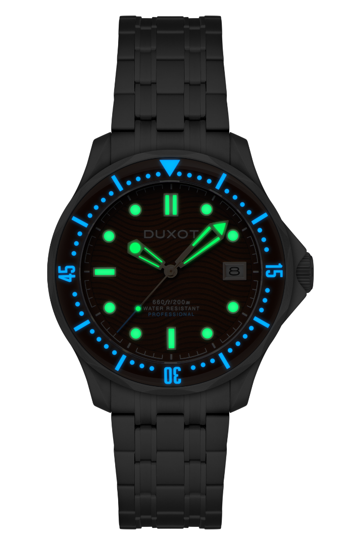 DUXOT Duxot Henri Diver Automatic Deep Brown Men's Watch DX-2060-44
