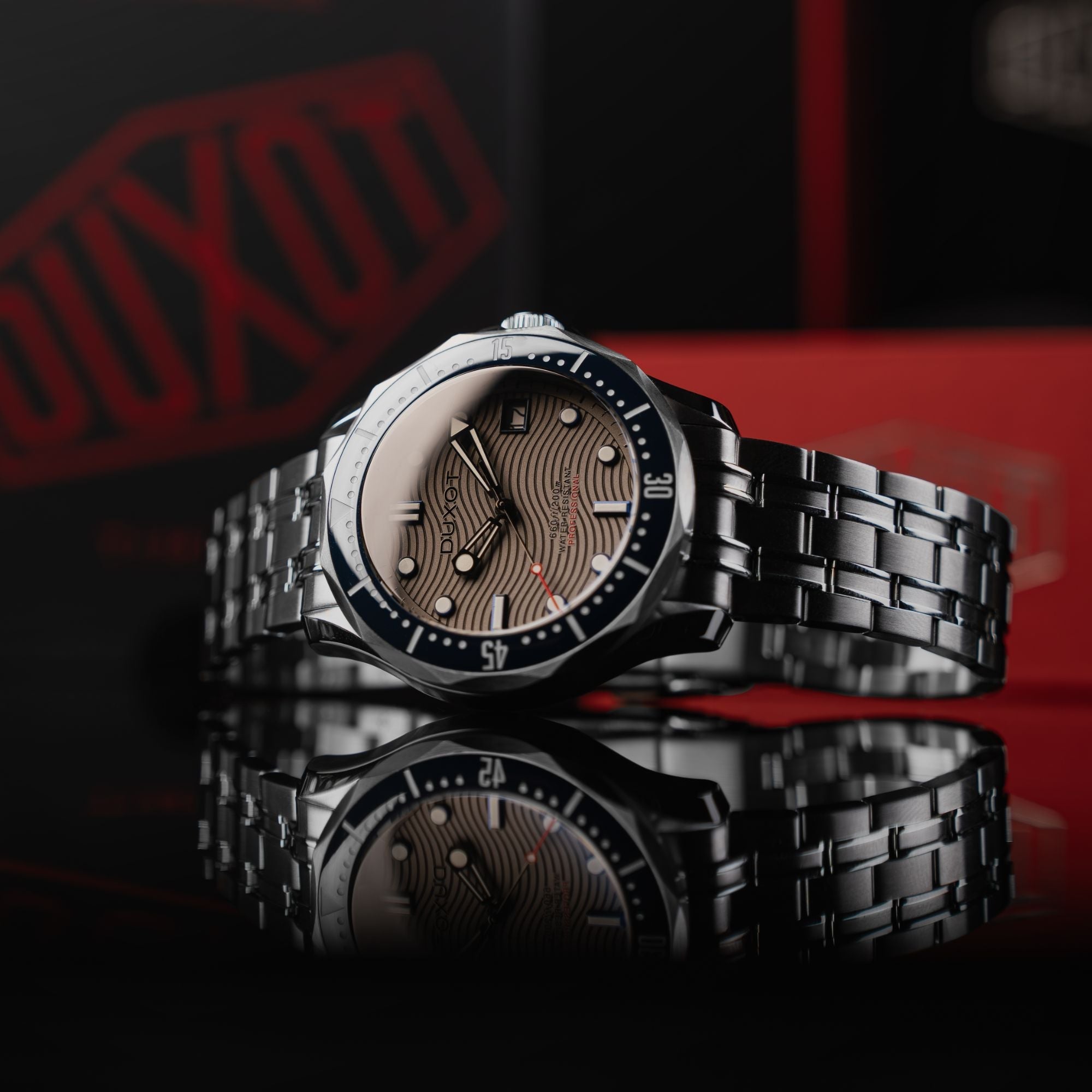 DUXOT Duxot Henri Diver Automatic Ash Grey Men's Watch DX-2060-66