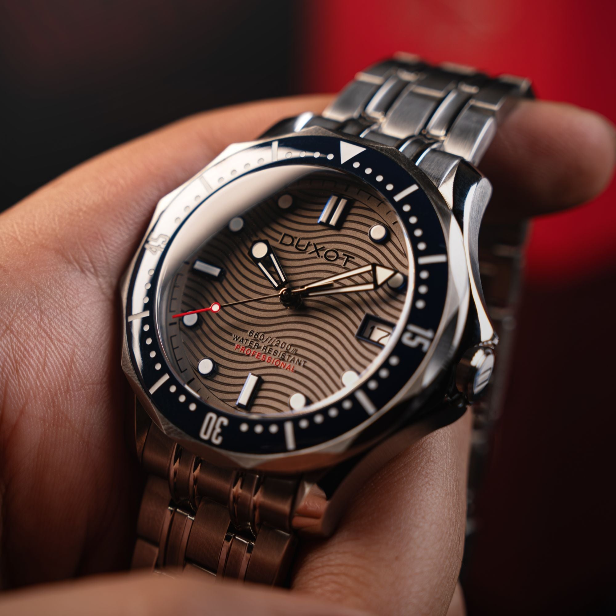 DUXOT Duxot Henri Diver Automatic Ash Grey Men's Watch DX-2060-66