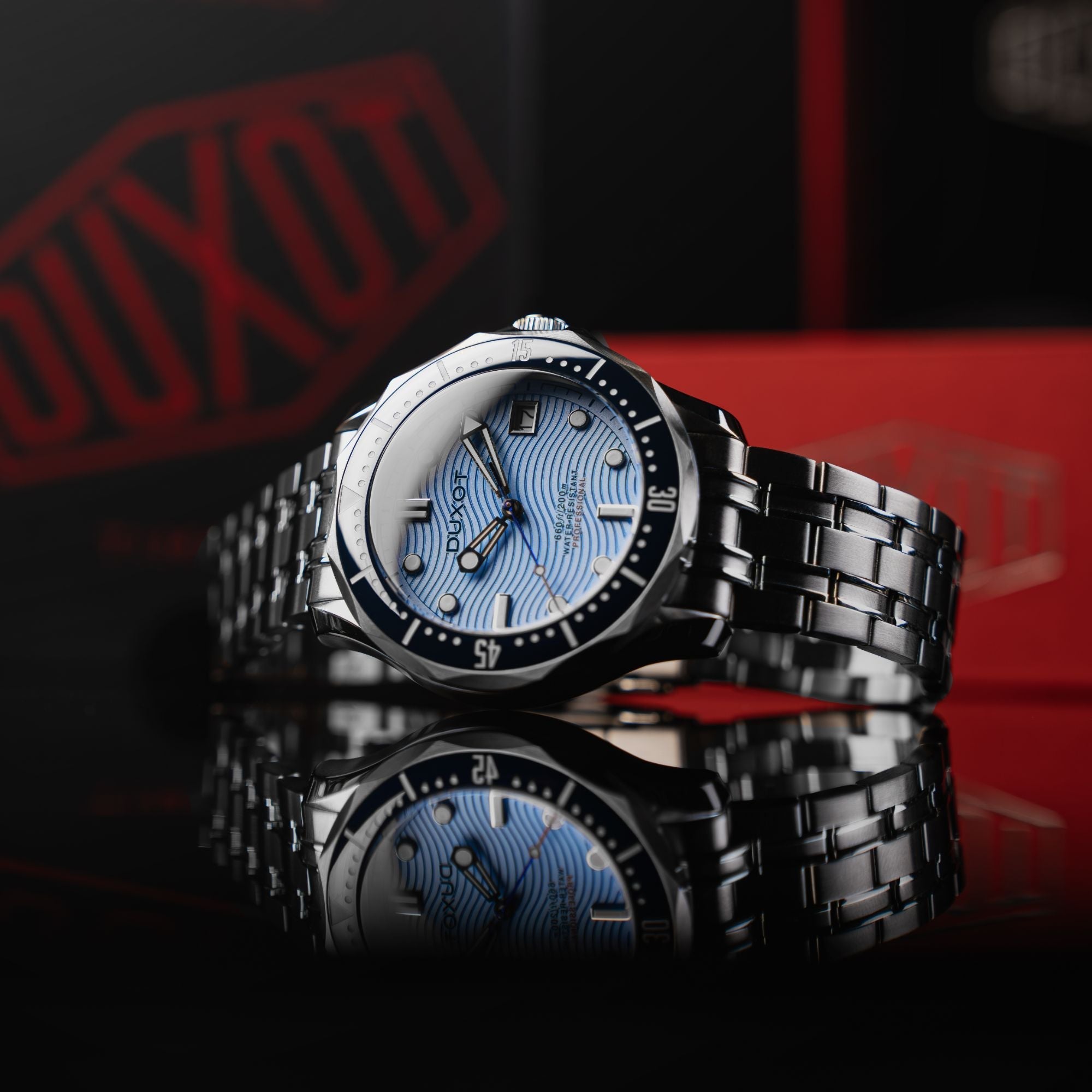 DUXOT Duxot Henri Diver Automatic Ice Blue Men's Watch DX-2060-88