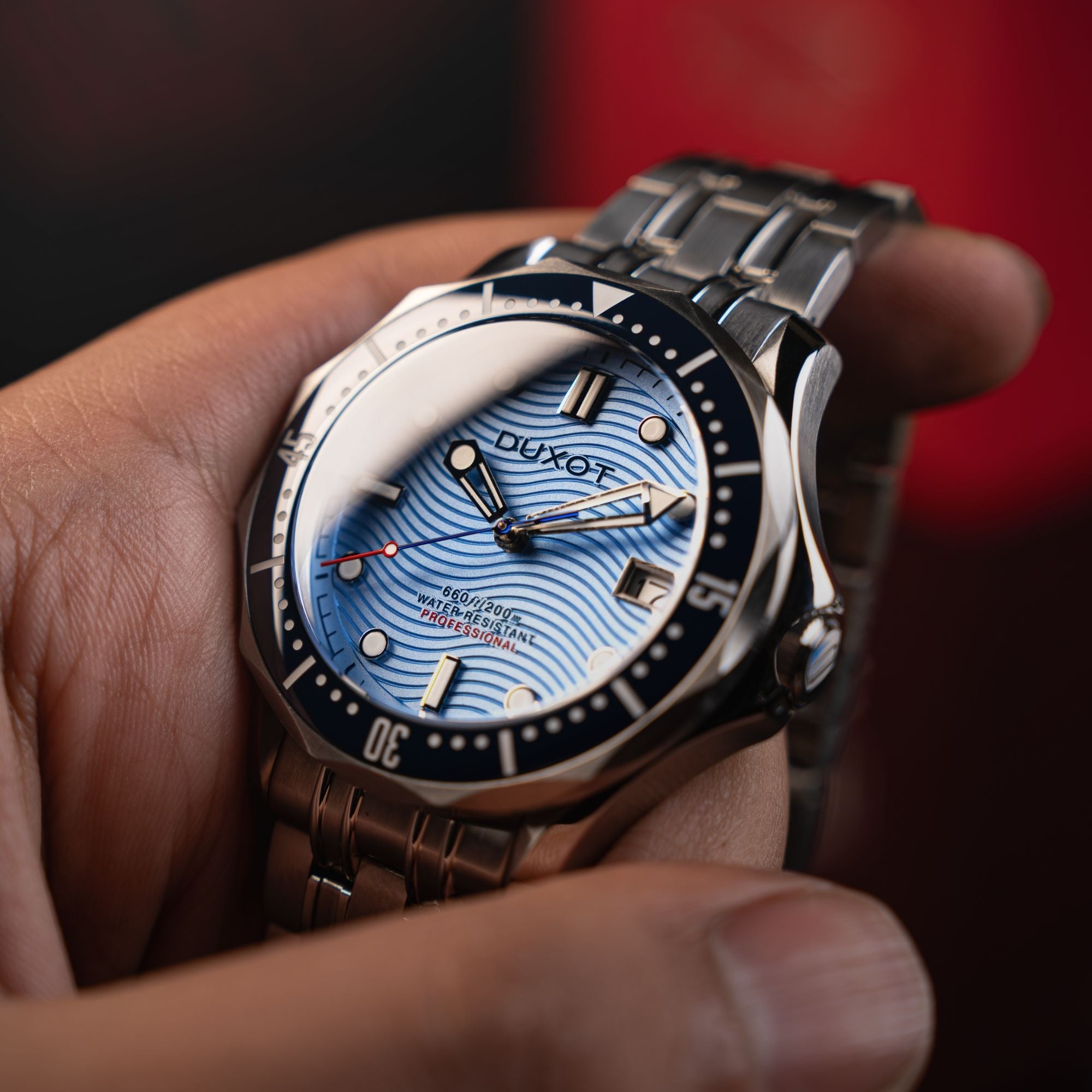 DUXOT Duxot Henri Diver Automatic Ice Blue Men's Watch DX-2060-88