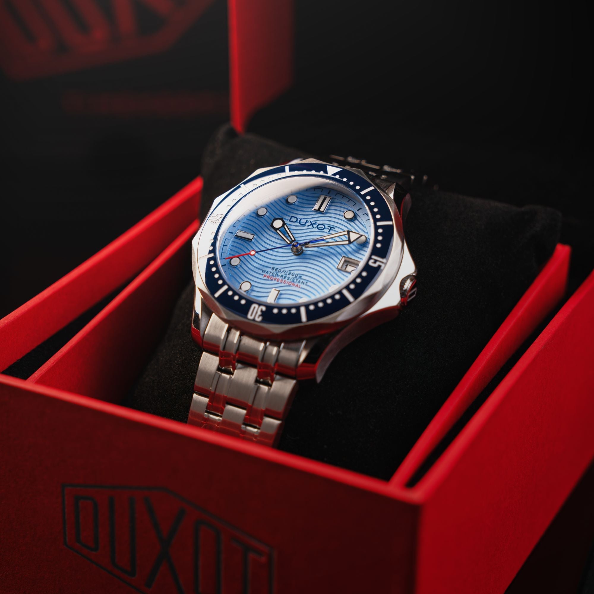 DUXOT Duxot Henri Diver Automatic Ice Blue Men's Watch DX-2060-88