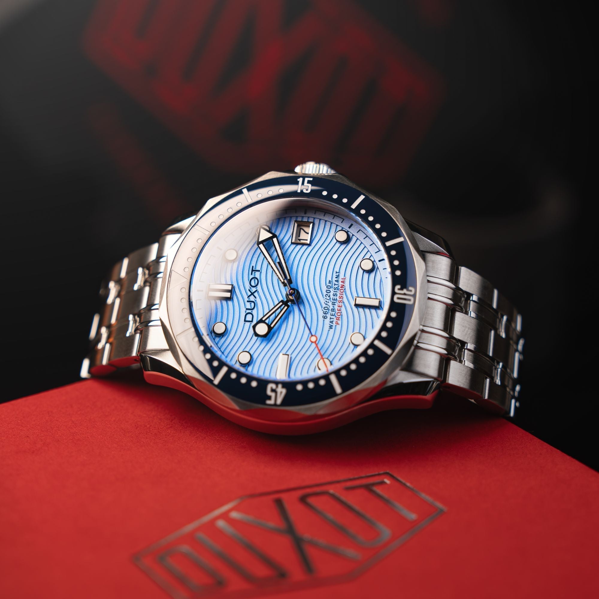 DUXOT Duxot Henri Diver Automatic Ice Blue Men's Watch DX-2060-88
