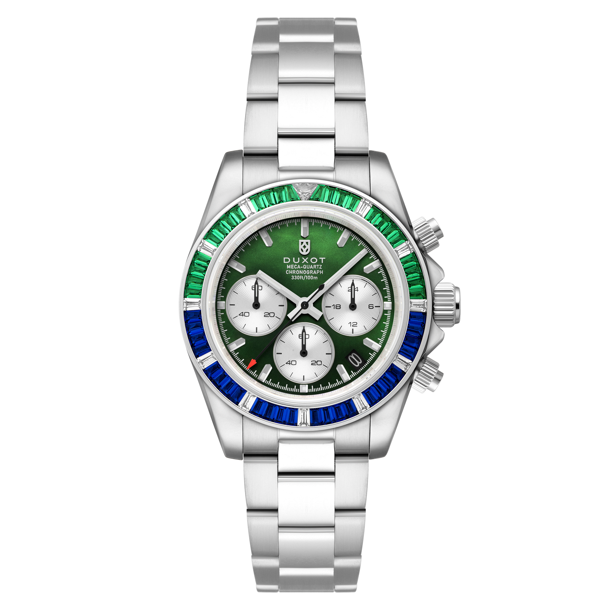 DUXOT Duxot Accelero Rainbow Chrongraph Pearl Green Men's Watch DX-2064-88