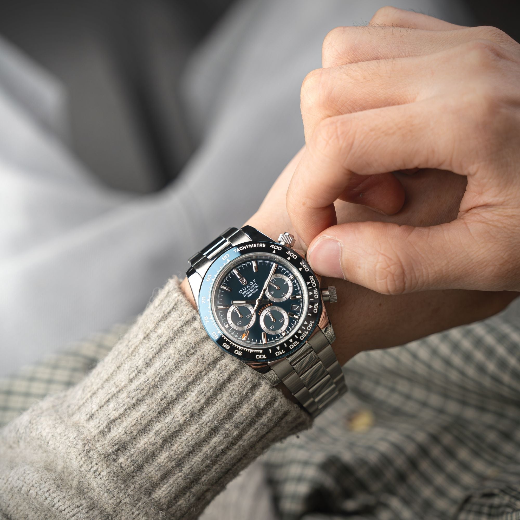 DUXOT Duxot Accelero Chronograph Cambridge Blue Watch DX-2065-33