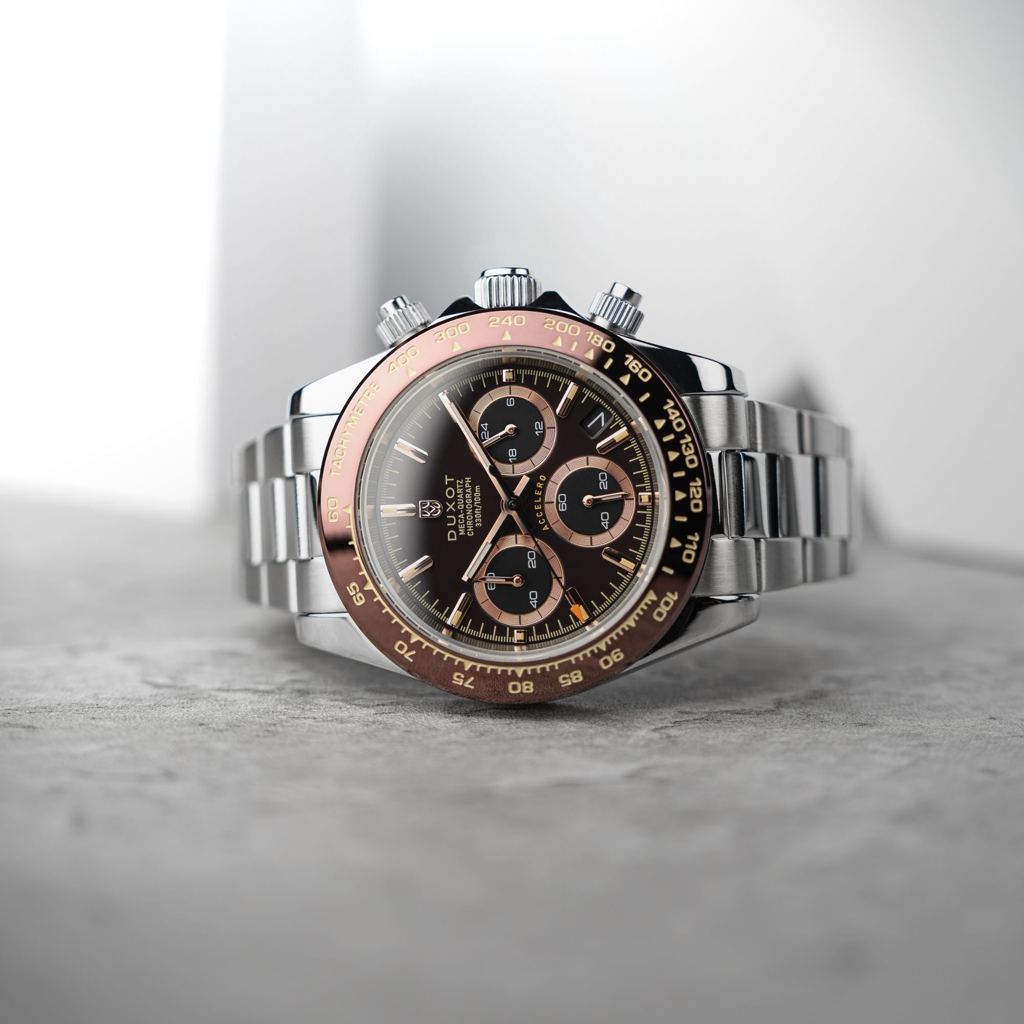 DUXOT Duxot Accelero Chronograph Chestnut Brown Watch DX-2065-44