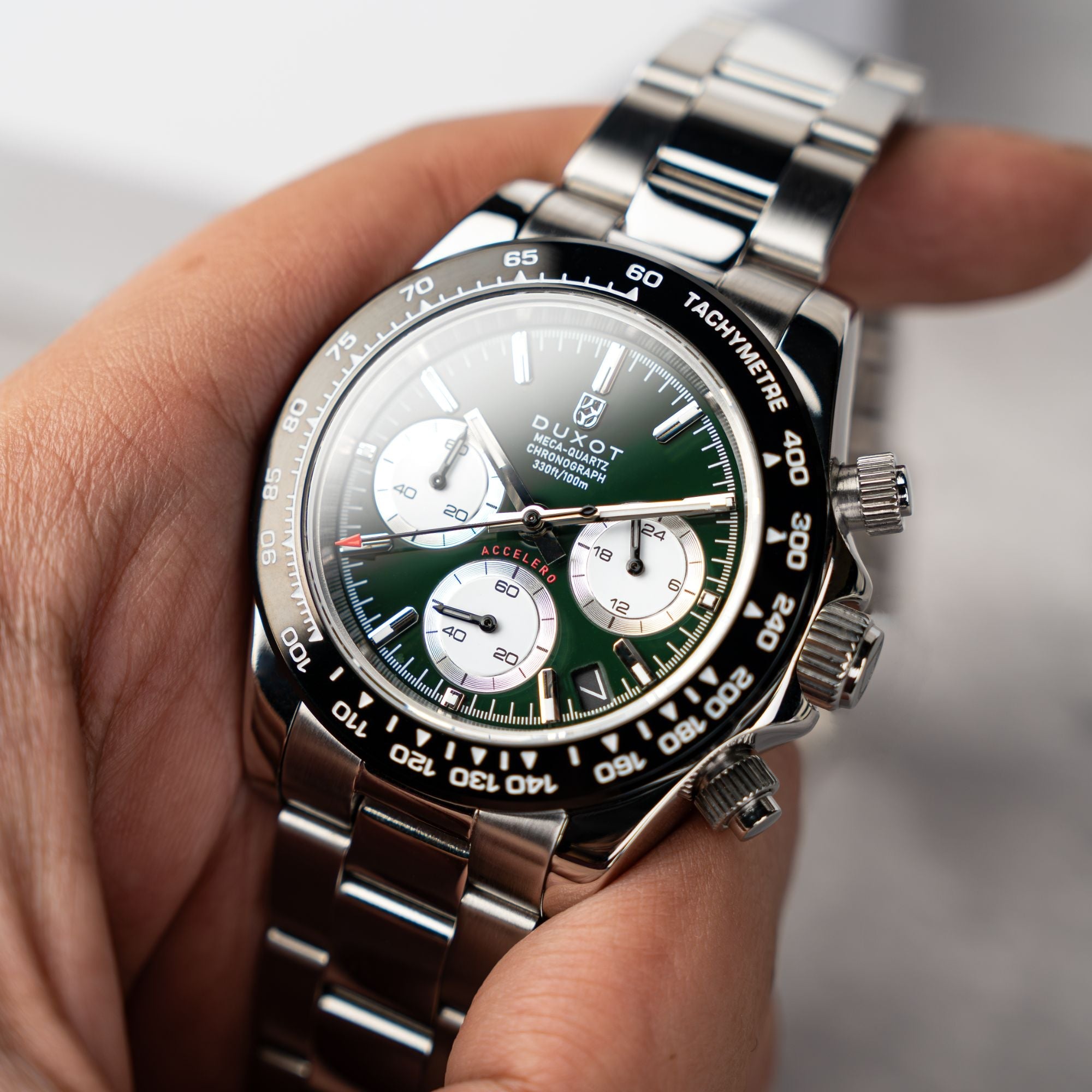 DUXOT Duxot Accelero Chronograph Jade Green Watch DX-2065-55