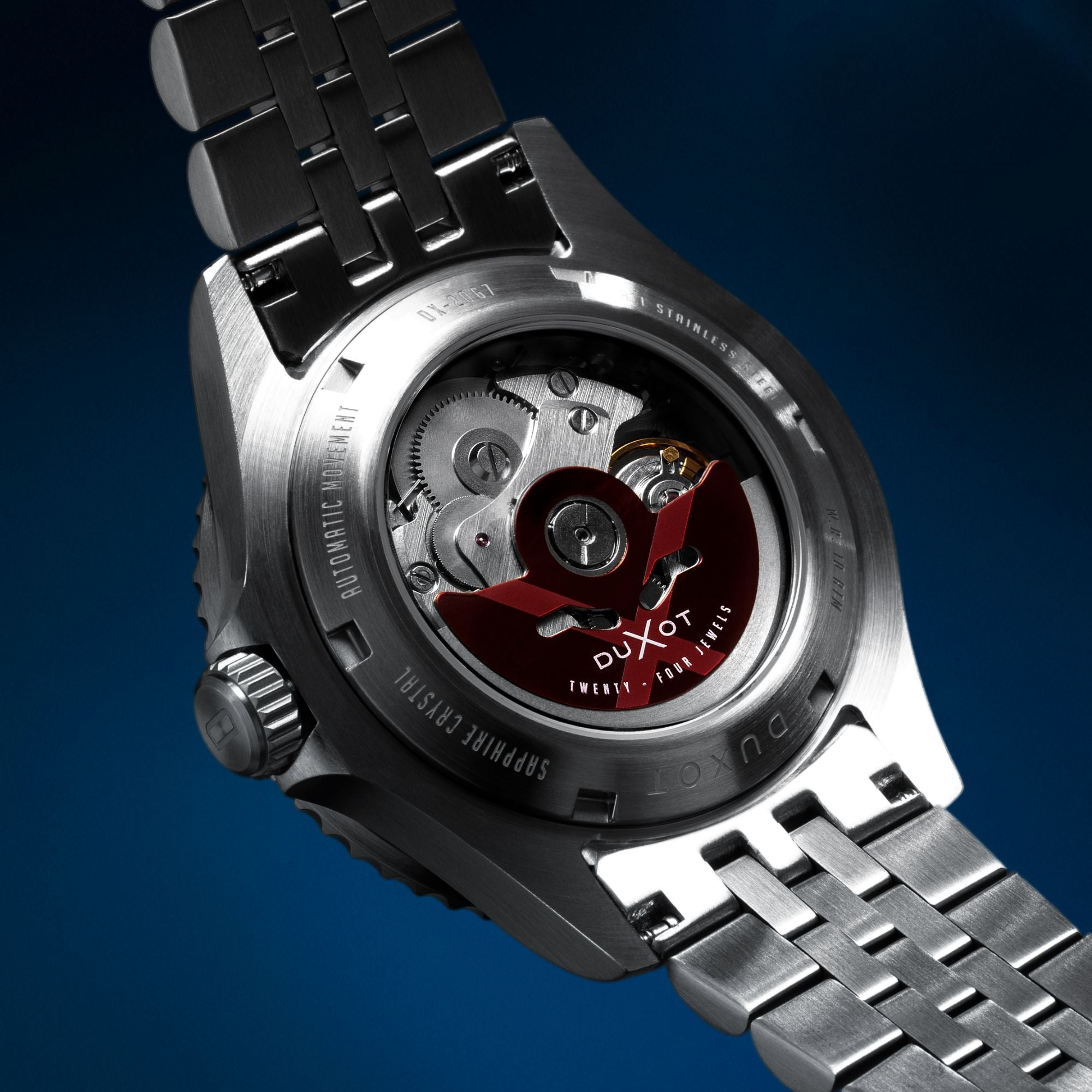 DUXOT Duxot Atlantica Skeleton Diver Automatic Burnt Almond Men's Watch DX-2067-88