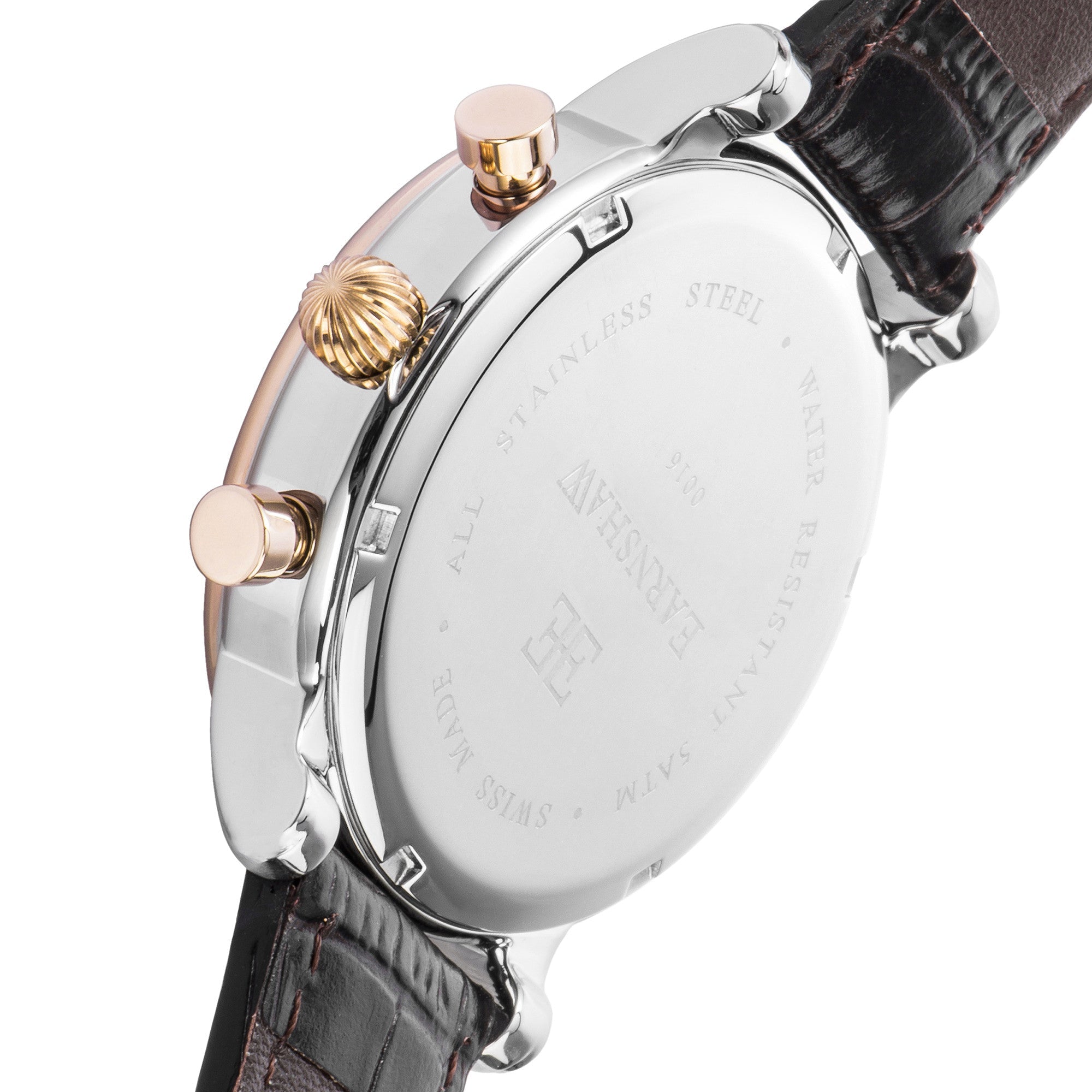 THOMAS EARNSHAW Thomas Earnshaw Longcase Swiss Quartz Rose Brown Men's Watch ES-0016-0C