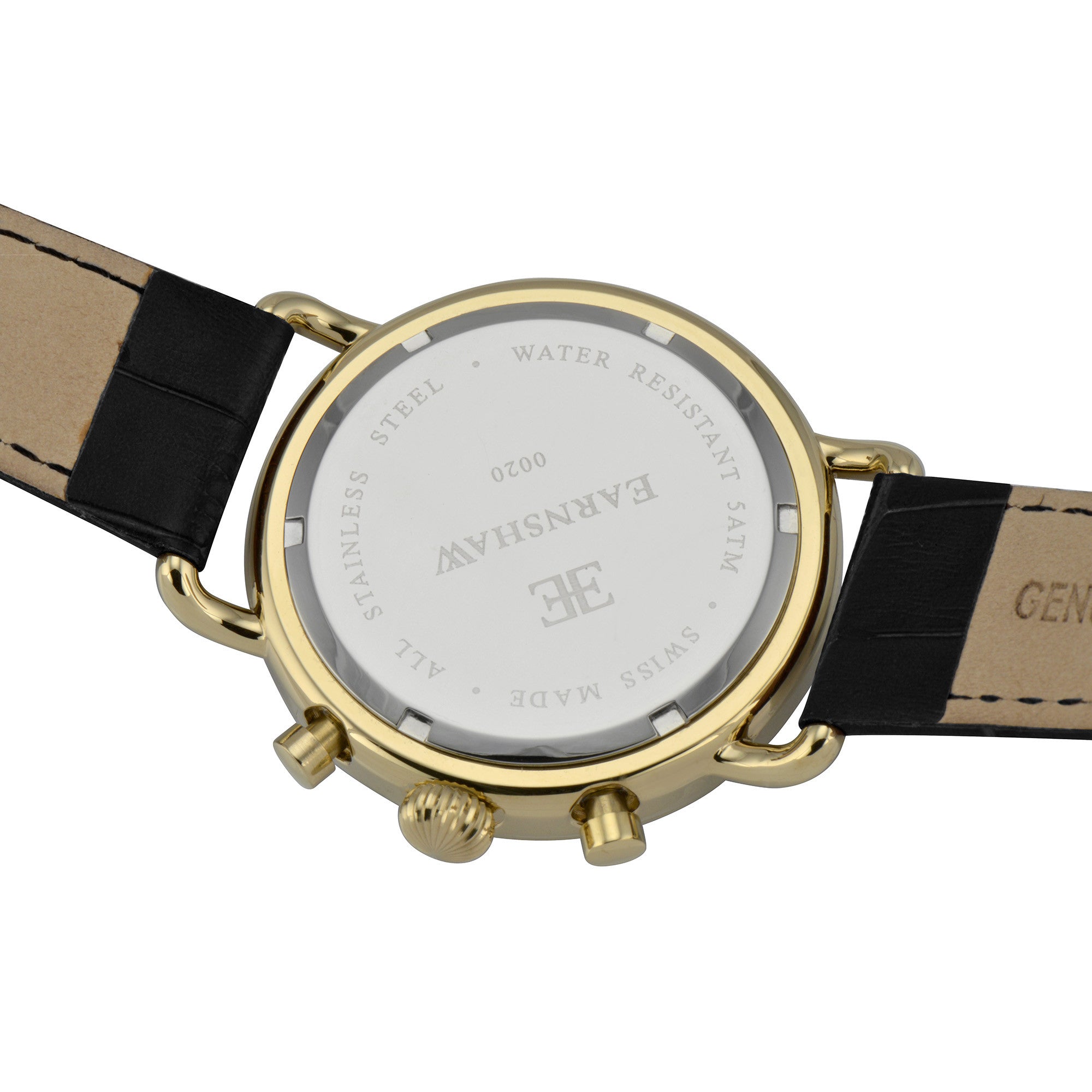 THOMAS EARNSHAW Thomas Earnshaw Investigator Swiss Quartz Luxurious Black Men's Watch ES-0020-02