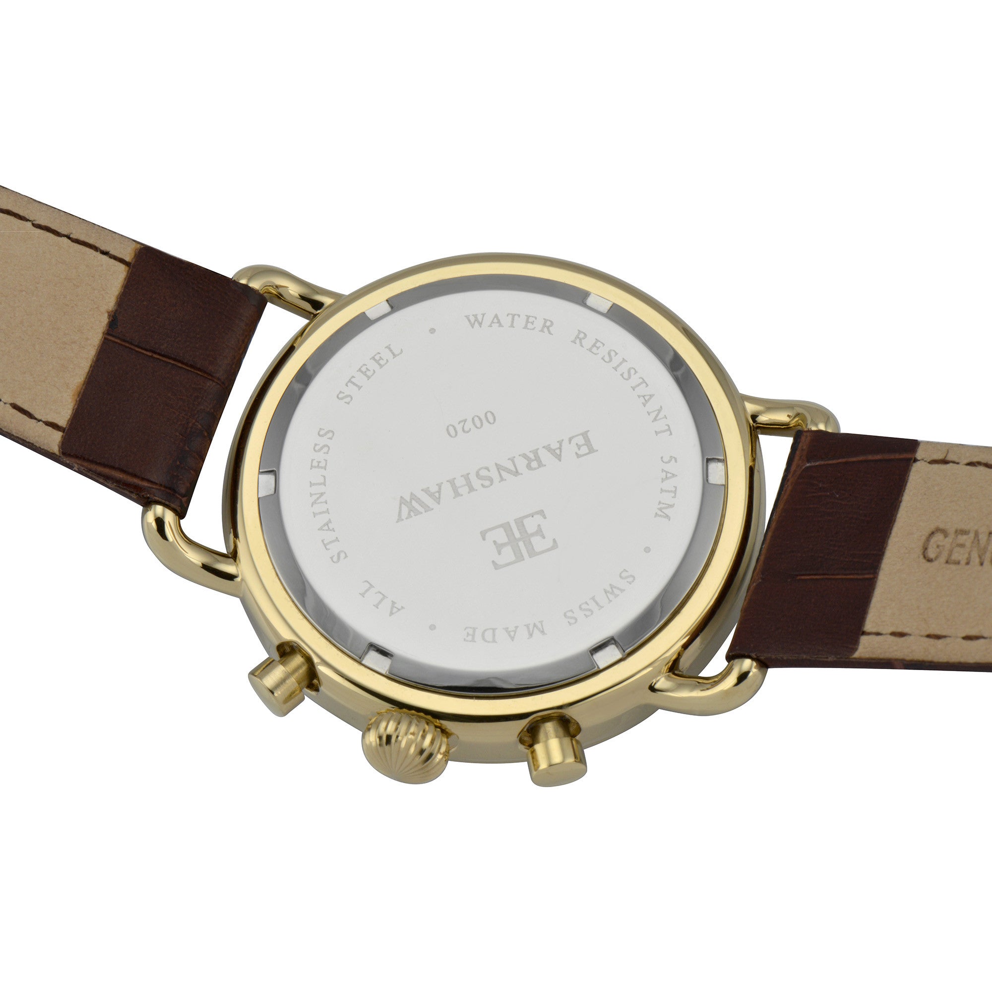 THOMAS EARNSHAW Thomas Earnshaw Investigator Swiss Quartz Ice Gold Men's Watch ES-0020-03
