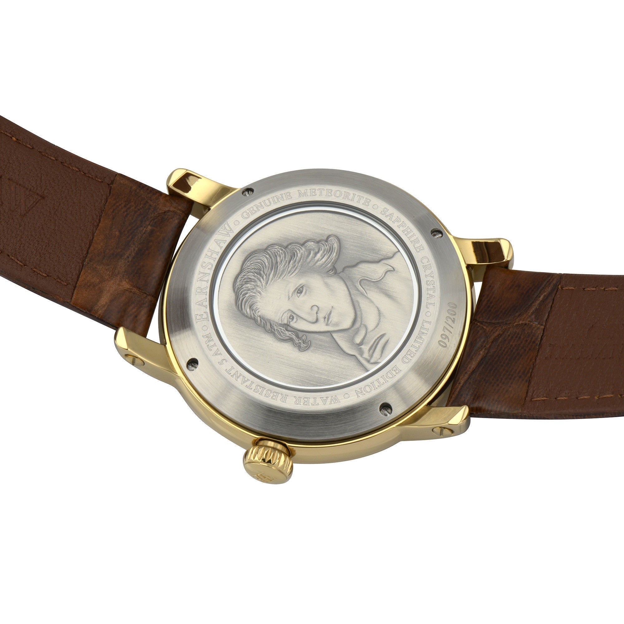 THOMAS EARNSHAW Thomas Earnshaw Meteorite Gold Meteorite Men's Watch ES-0026-02