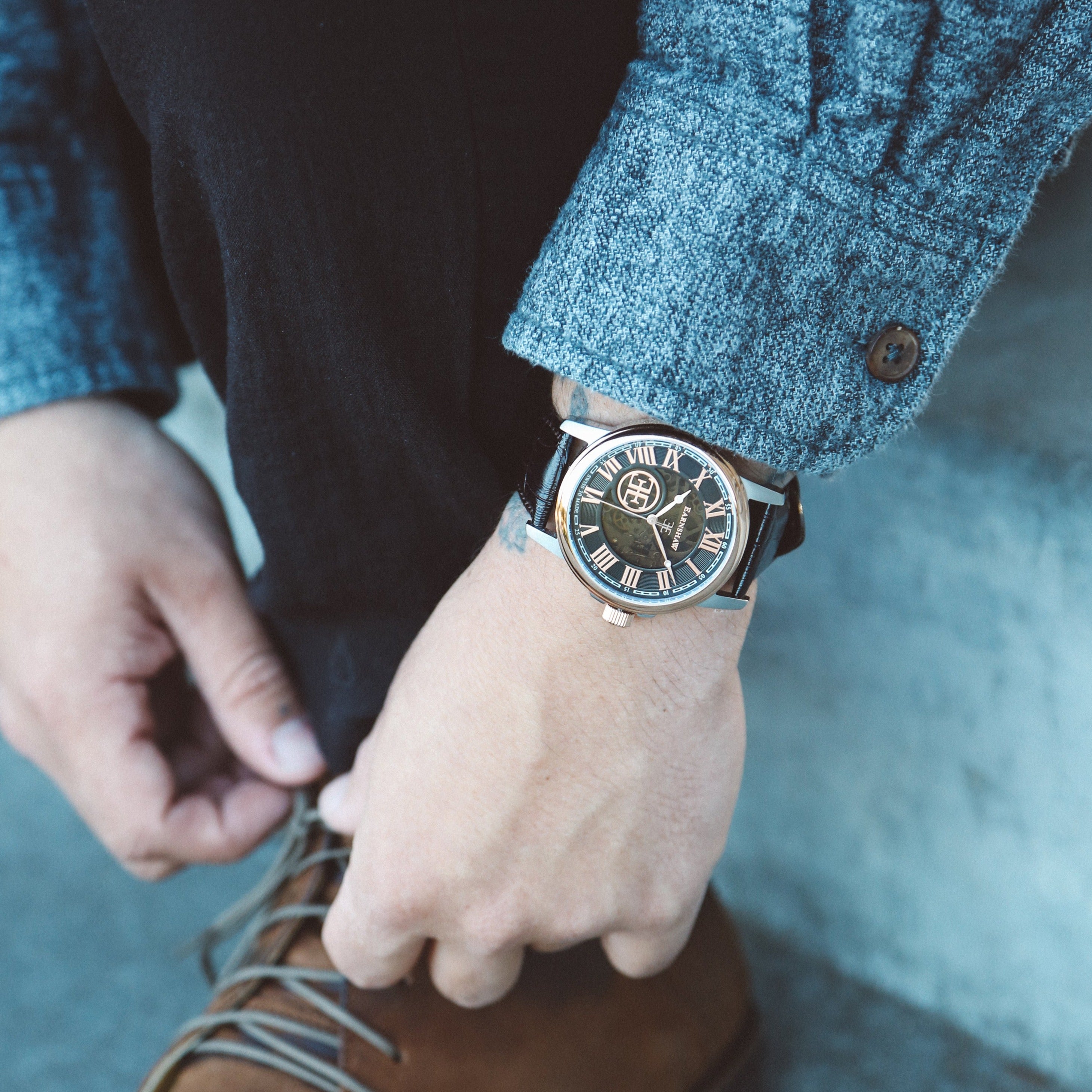 Thomas Earnshaw Thomas Earnshaw Beagleswiss Automatic Men's Rose Gold Watch ES-0028-08