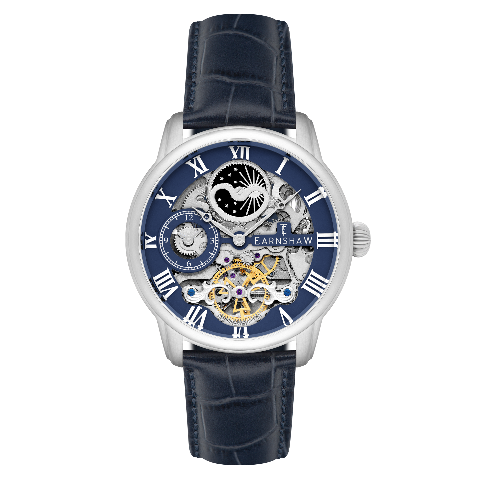 THOMAS EARNSHAW Thomas Earnshaw Longitude Automatic Skeleton True Blue Men's Watch ES-8006-0C