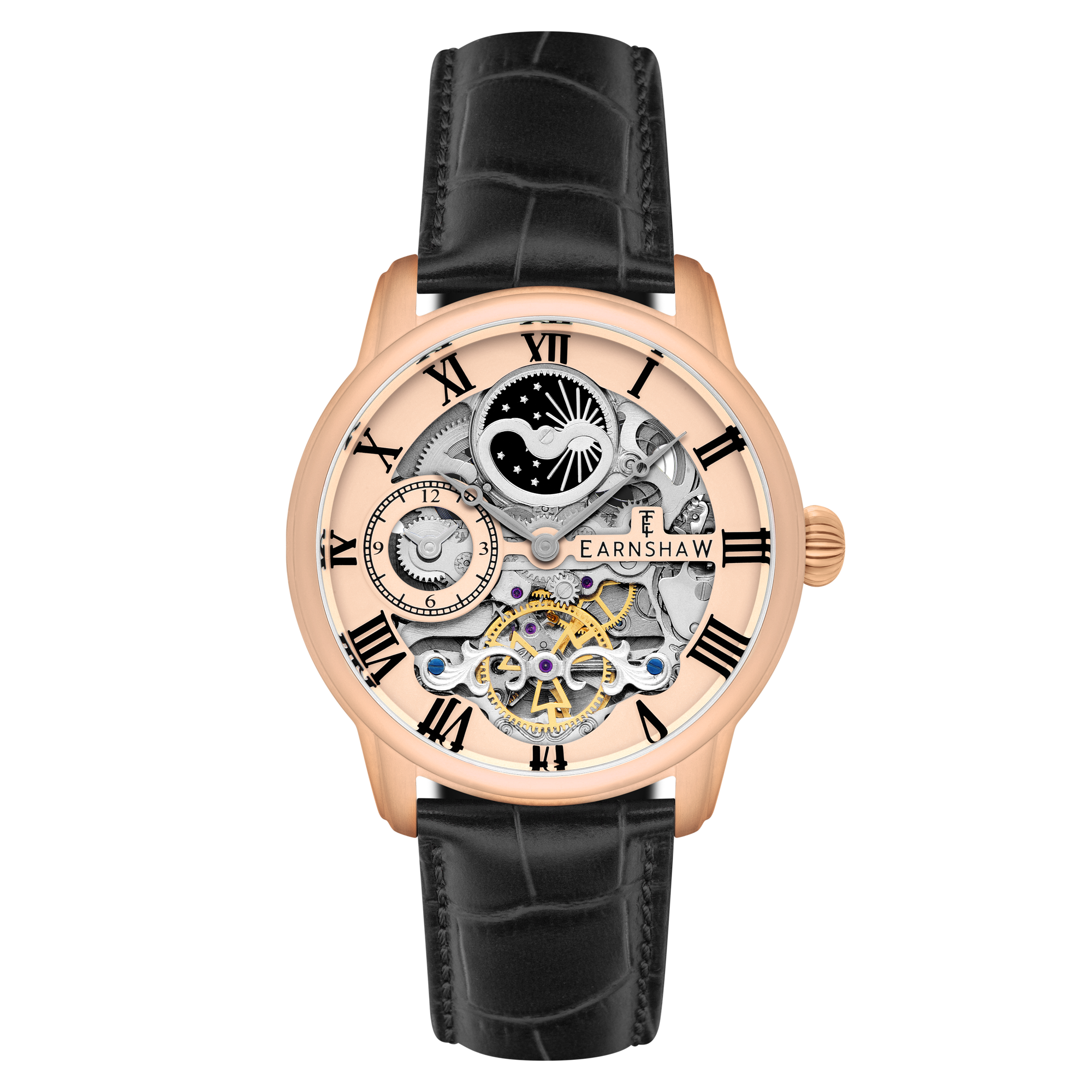 THOMAS EARNSHAW Thomas Earnshaw Longitude Automatic Skeleton Copper Black Men's Watch ES-8006-0E