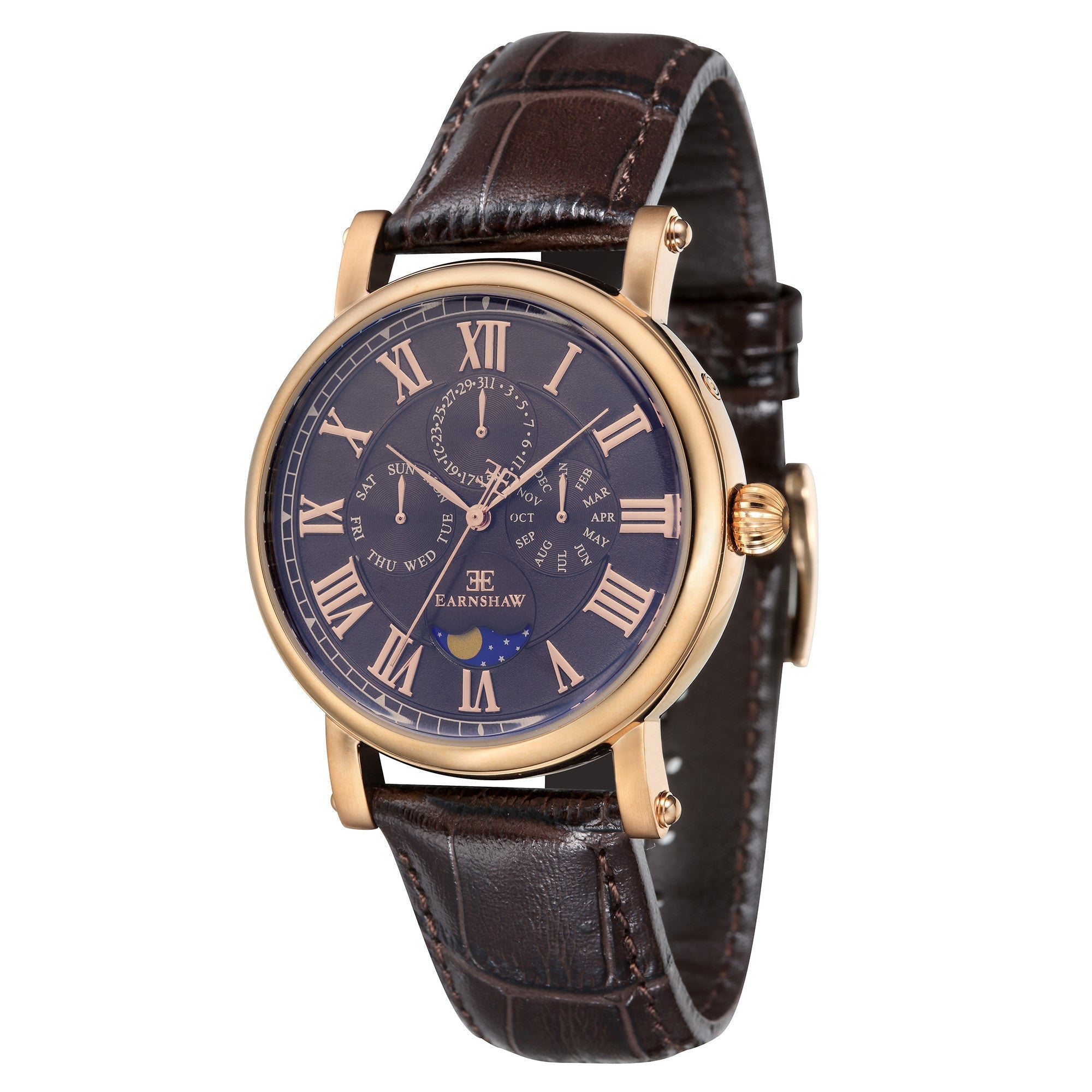 THOMAS EARNSHAW Thomas Earnshaw Maskelyne Chocolate Quartz Men's Watch ES-8031-04