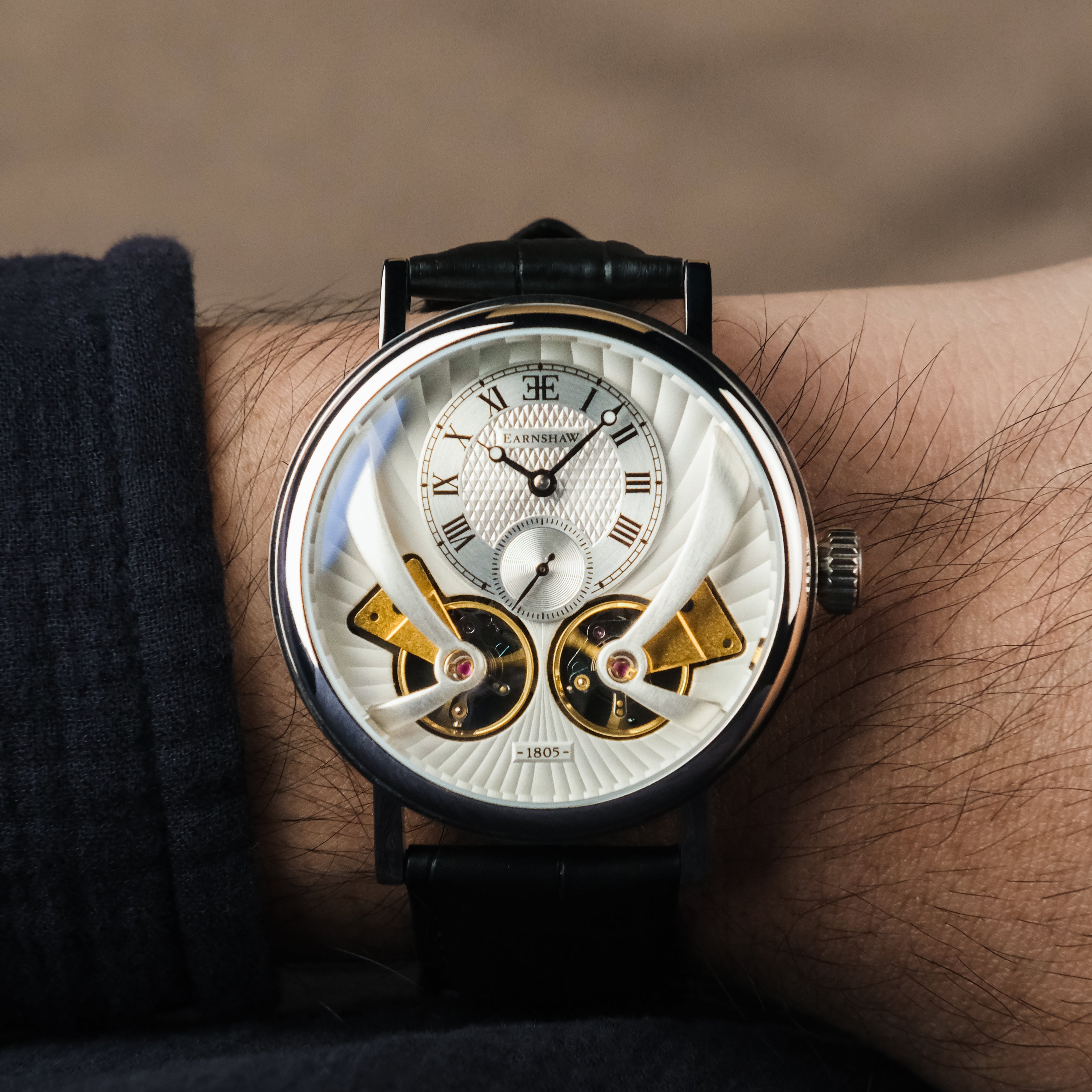 THOMAS EARNSHAW Thomas Earnshaw Beaufort Anatolia Men's Mechanical Automatic Imperial White Watch ES-8059-01