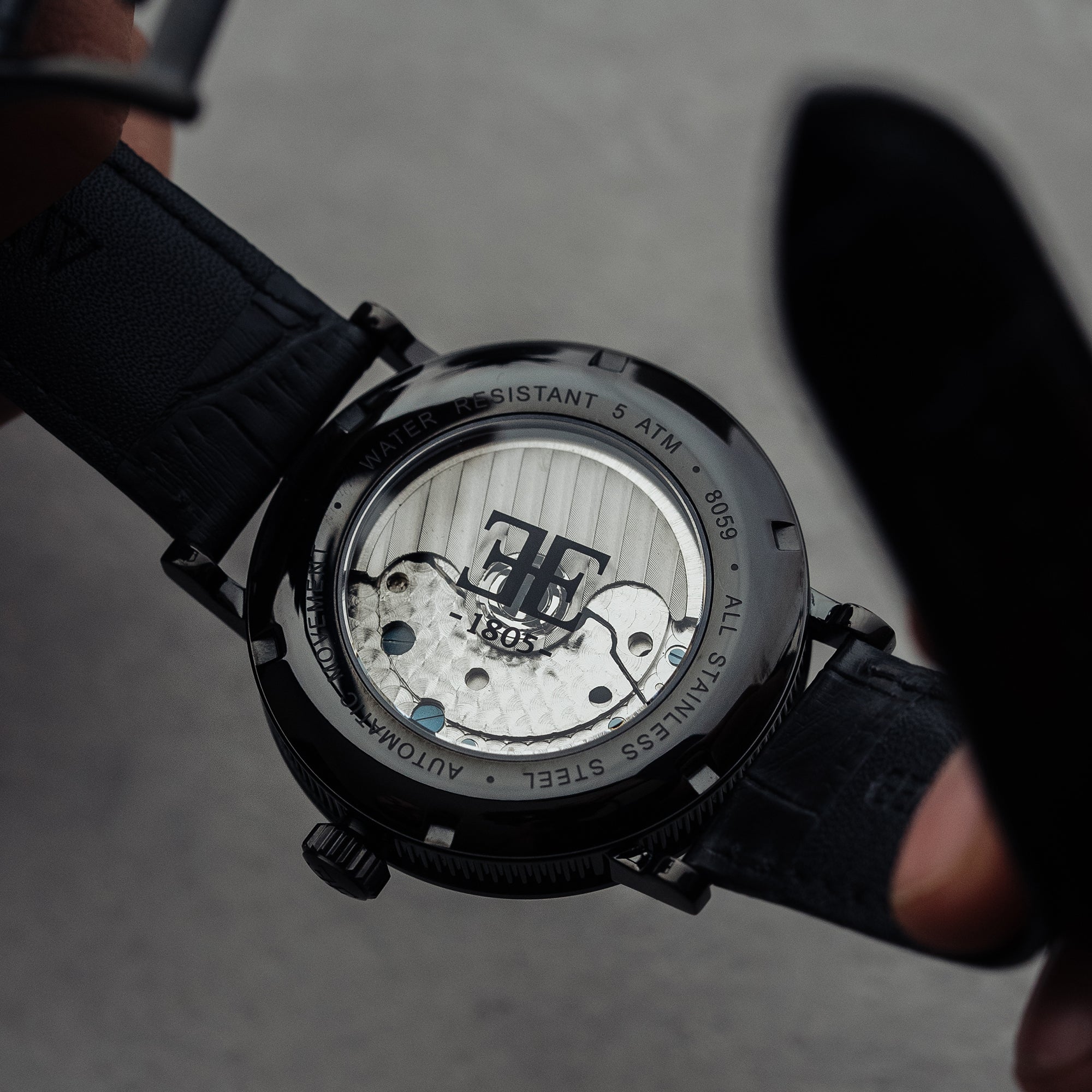 THOMAS EARNSHAW Thomas Earnshaw Beaufort Anatolia Men's Mechanical Automatic Enigma Black Watch ES-8059-04
