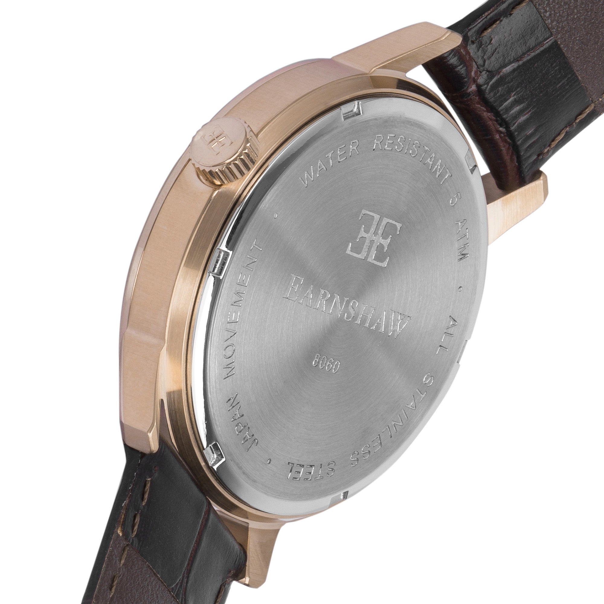 THOMAS EARNSHAW Thomas Earnshaw Cornwall Retrograde Rose Gold Men's Watch ES-8060-03
