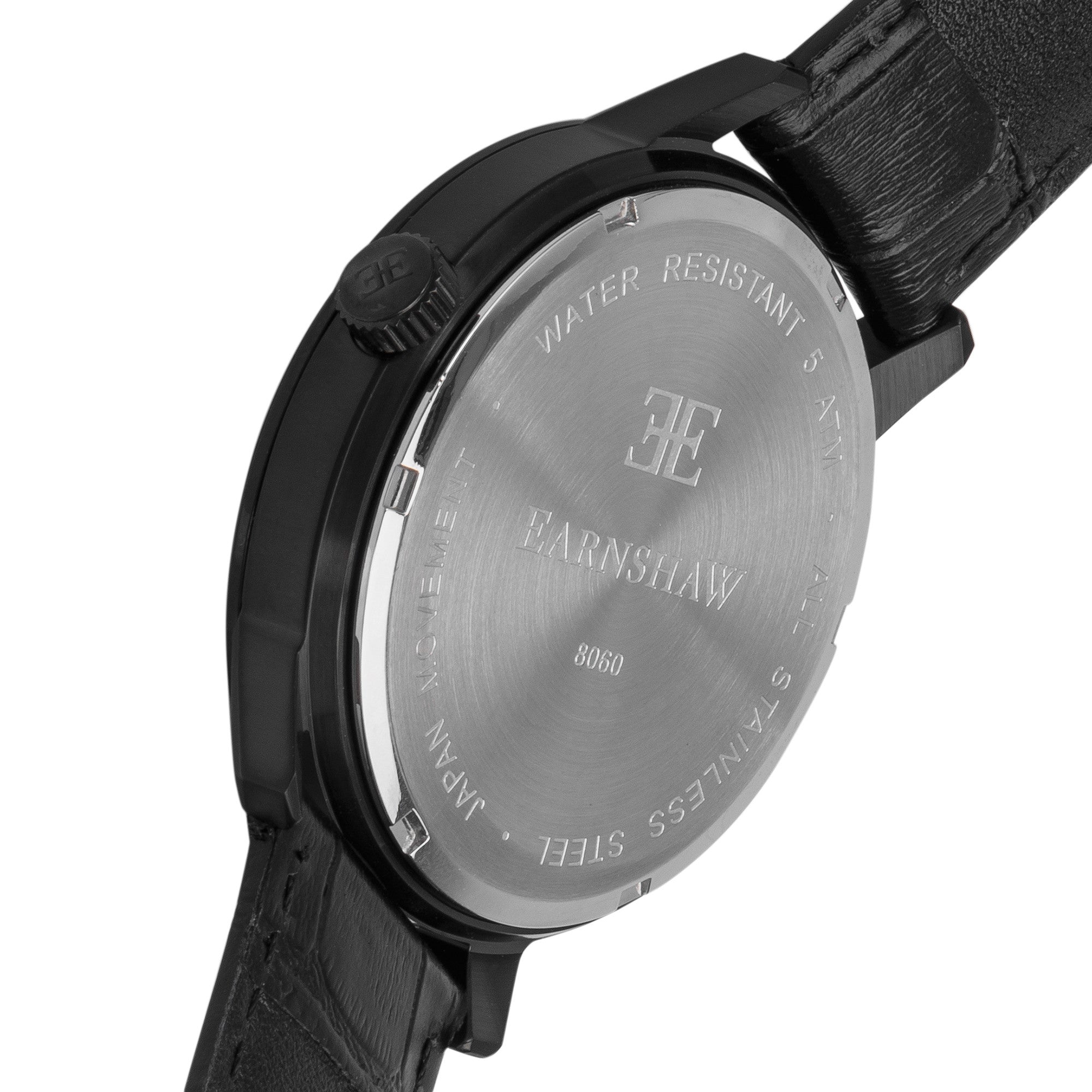 THOMAS EARNSHAW Thomas Earnshaw Cornwall Retrograde Shadow Black Men's Watch ES-8060-06