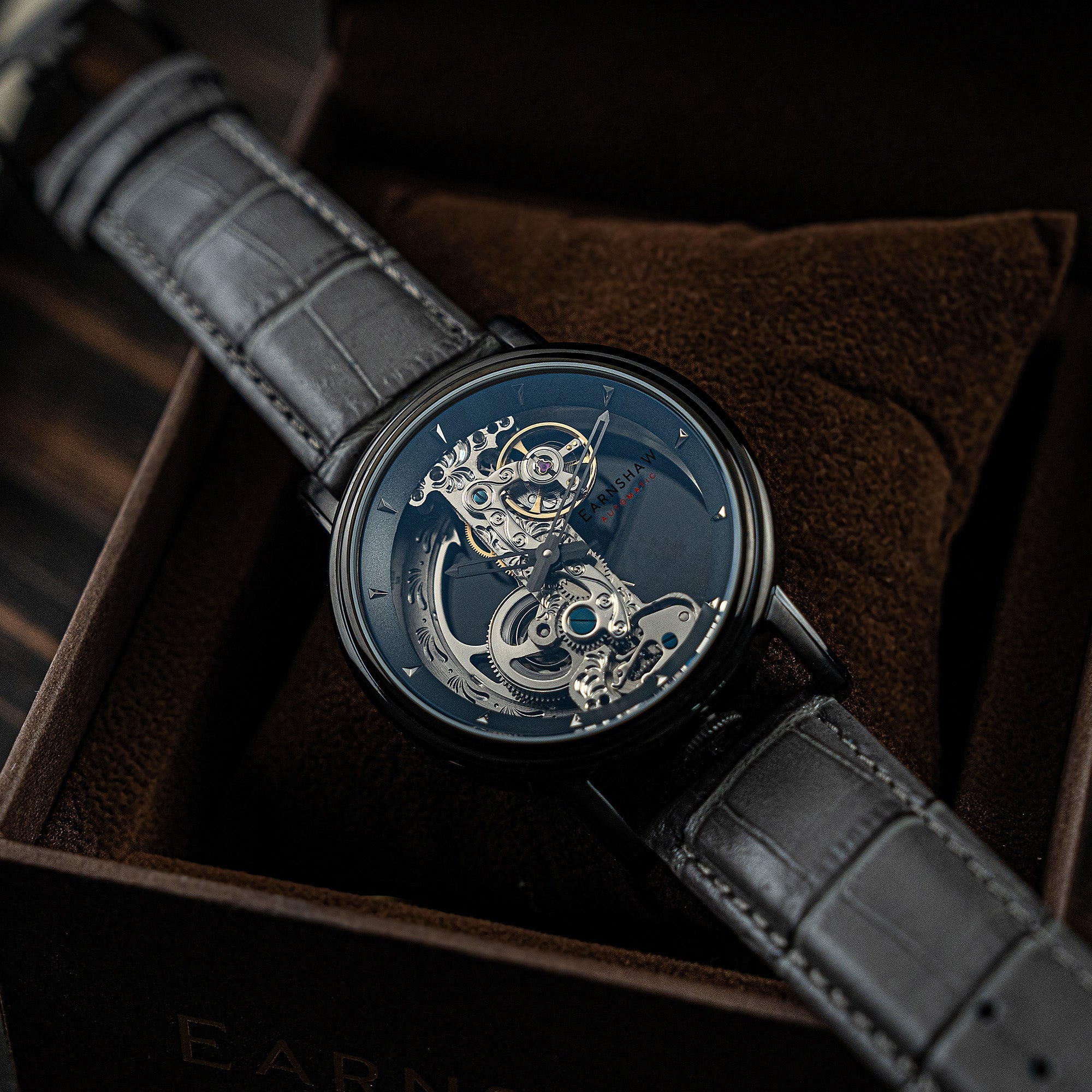 THOMAS EARNSHAW Thomas Earnshaw Fowler Bridge Men's Skeleton Grey Watch ES-8225-07