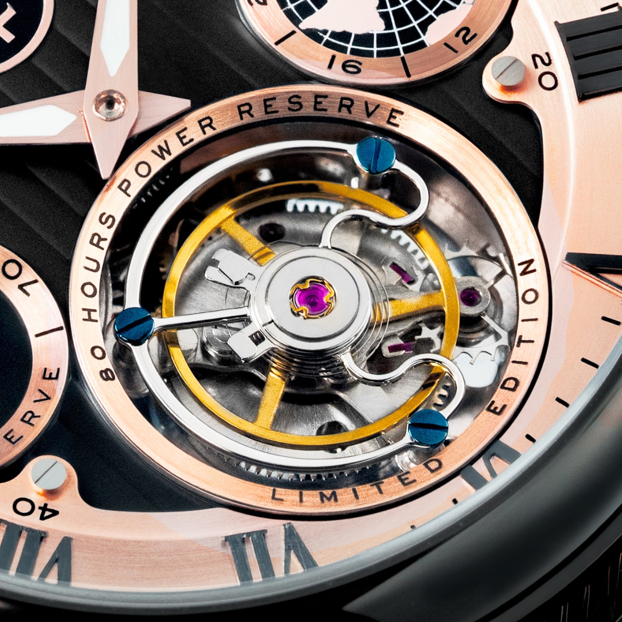 THOMAS EARNSHAW Thomas Earnshaw Celestial Halley Tourbillon Limited Edition Men's Watch ES-8262-0E
