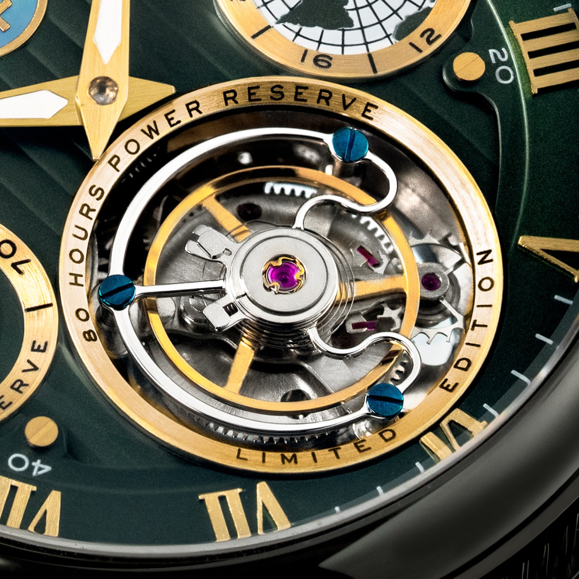 THOMAS EARNSHAW Thomas Earnshaw Celestial Halley Tourbillon Limited Edition Men's Watch ES-8262-0F