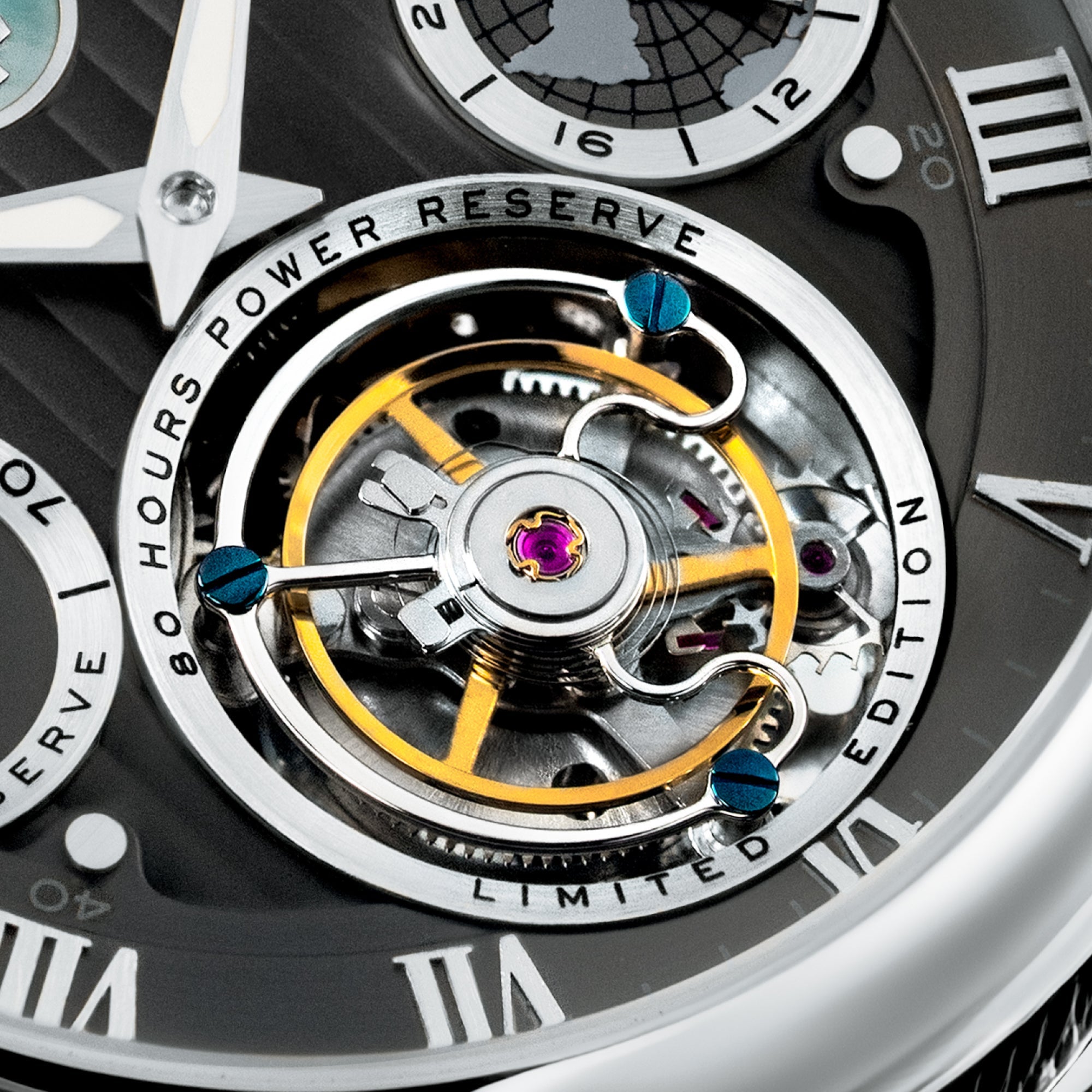 THOMAS EARNSHAW Thomas Earnshaw Celestial Halley Tourbillon Limited Edition Men's Watch ES-8262-0G