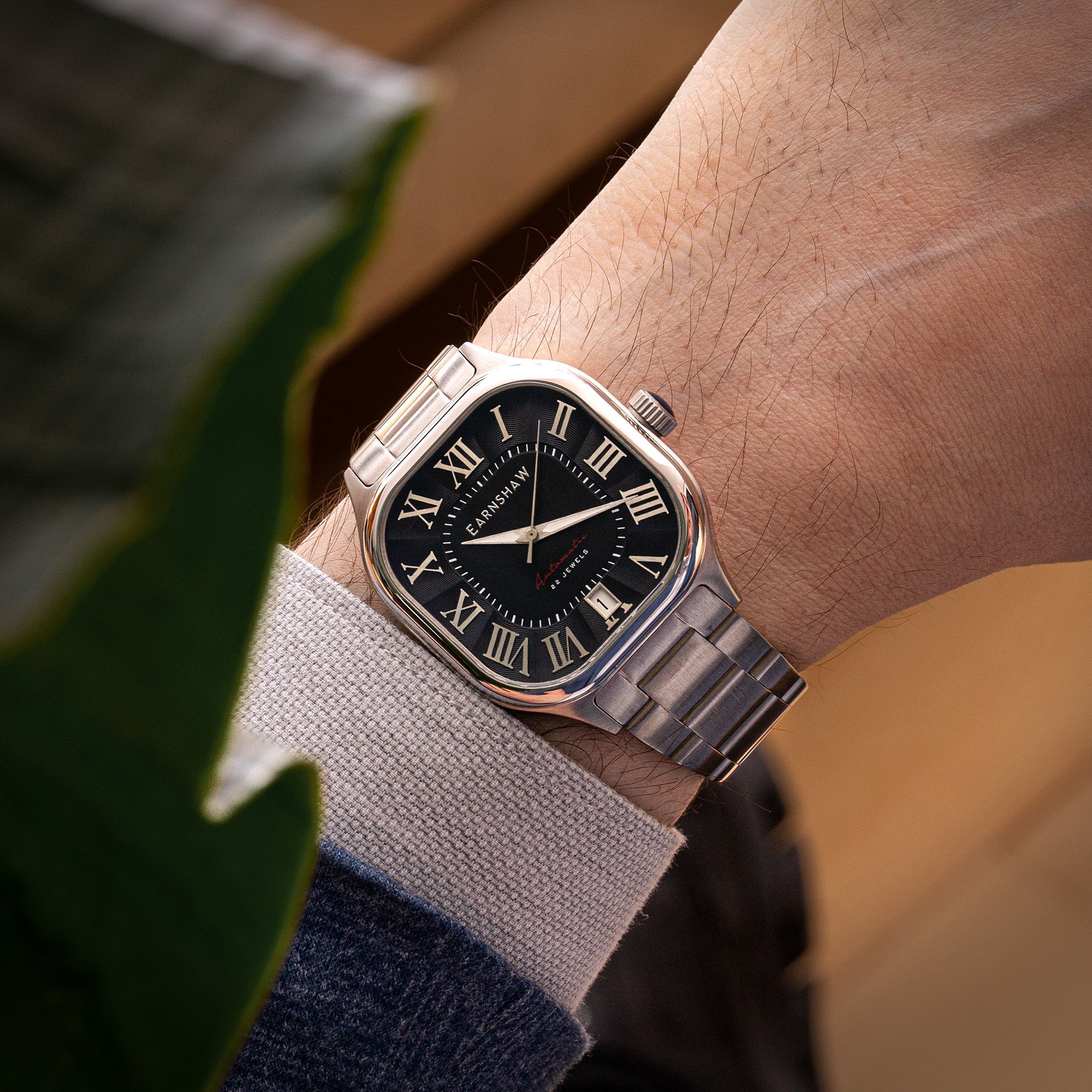 THOMAS EARNSHAW Thomas Earnshaw Coussin Automatic Men's Watch ES-8284-33