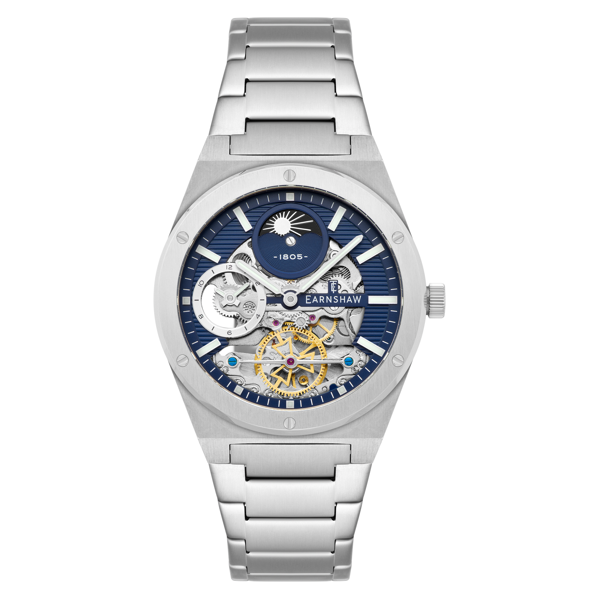 THOMAS EARNSHAW Thomas Earnshaw Drake Dual Time Automatic Men's Watch ES-8291-22