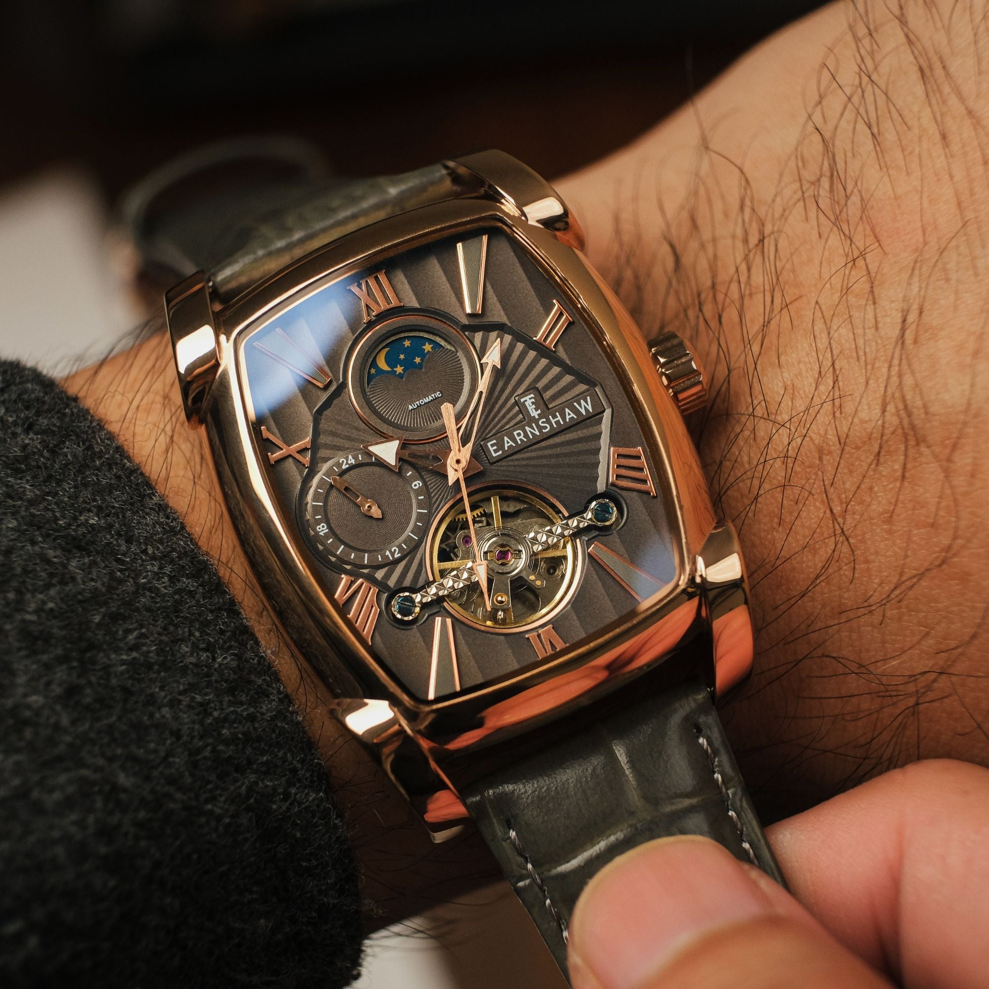 THOMAS EARNSHAW Thomas Earnshaw Heritage Kensington Multifunction Automatic Men's Watch ES-8296-05