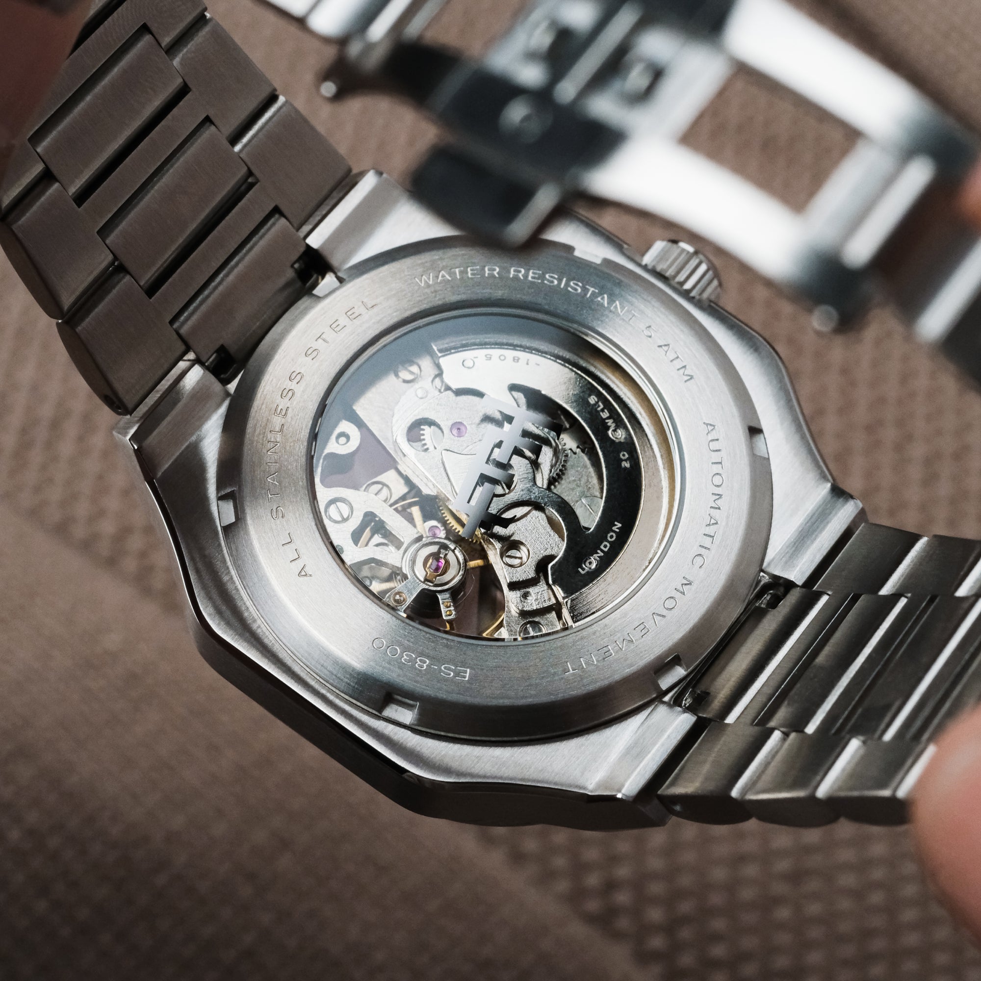 THOMAS EARNSHAW Thomas Earnshaw Discovery Exeter Skeleton Automatic Men's Watch ES-8300-22