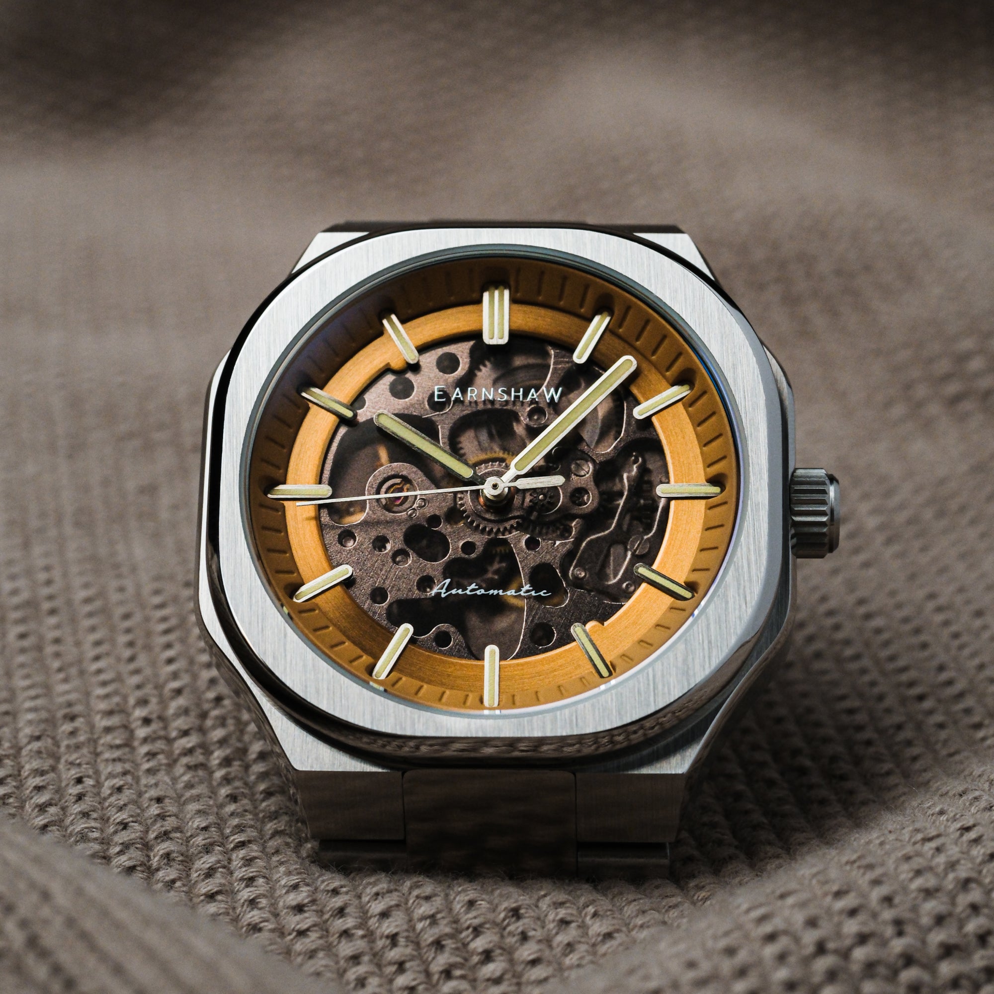 THOMAS EARNSHAW Thomas Earnshaw Discovery Exeter Skeleton Automatic Men's Watch ES-8300-33