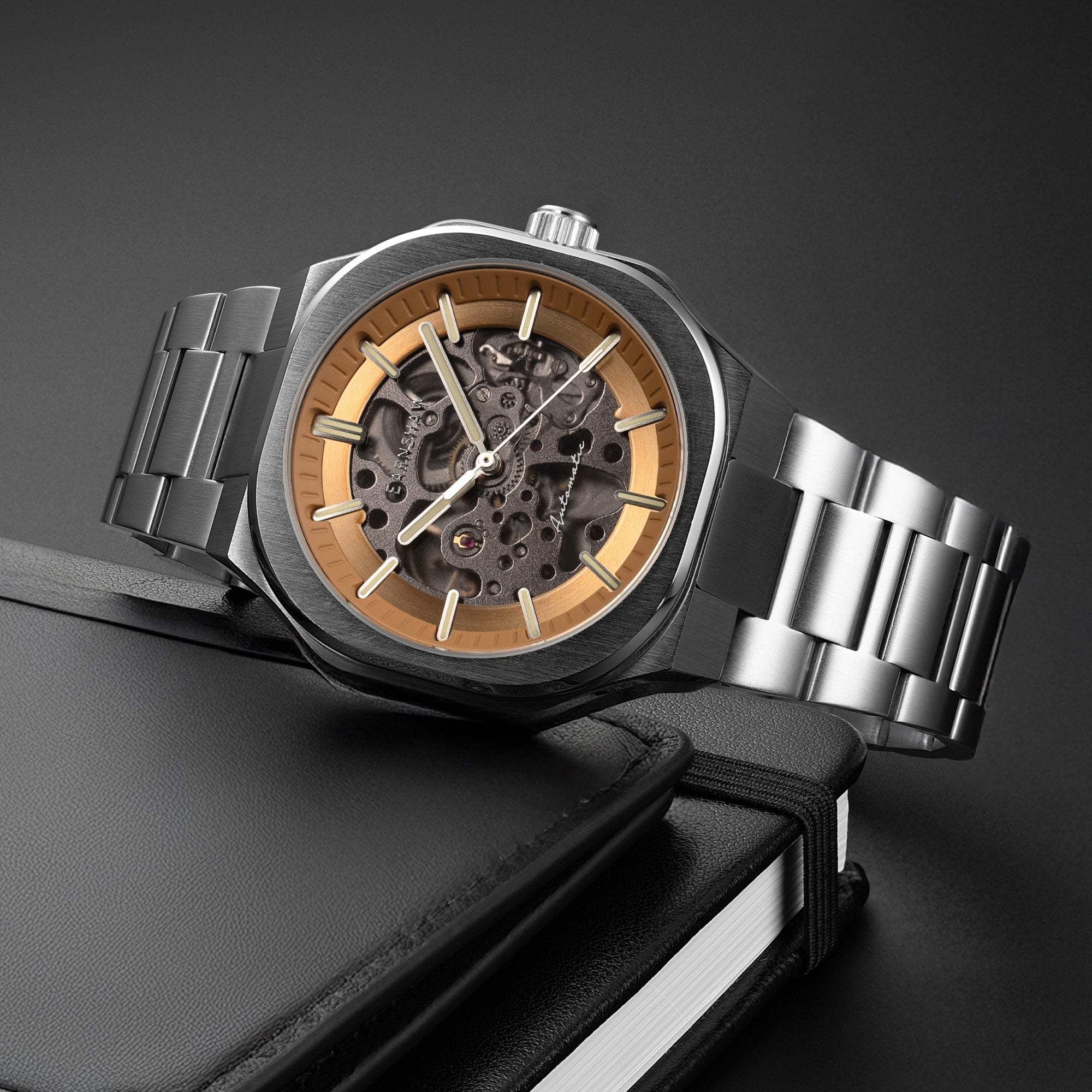 THOMAS EARNSHAW Thomas Earnshaw Discovery Exeter Skeleton Automatic Men's Watch ES-8300-33