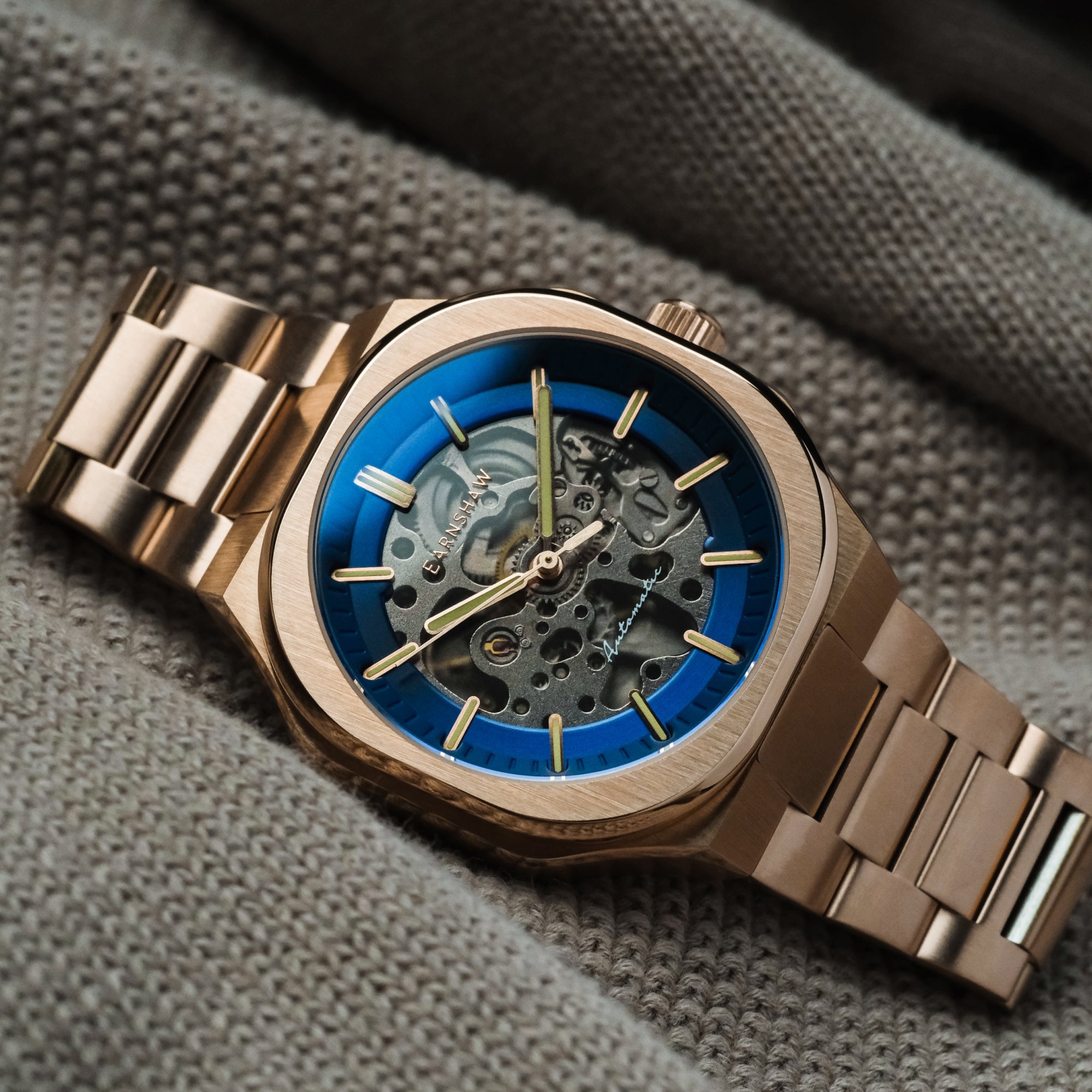 THOMAS EARNSHAW Thomas Earnshaw Discovery Exeter Skeleton Automatic Men's Watch ES-8300-66
