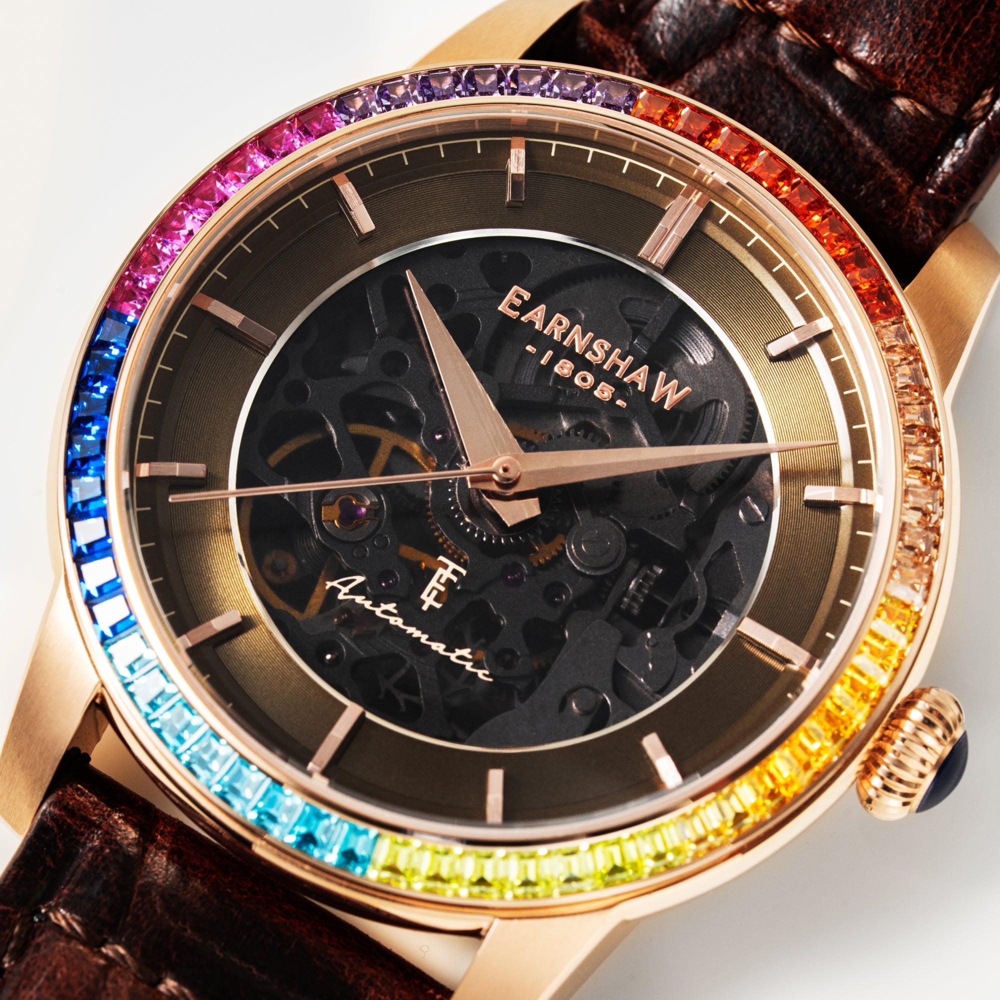 THOMAS EARNSHAW Thomas Earnshaw Celestial Glory Skeleton Automatic Men's Watch ES-8301-04
