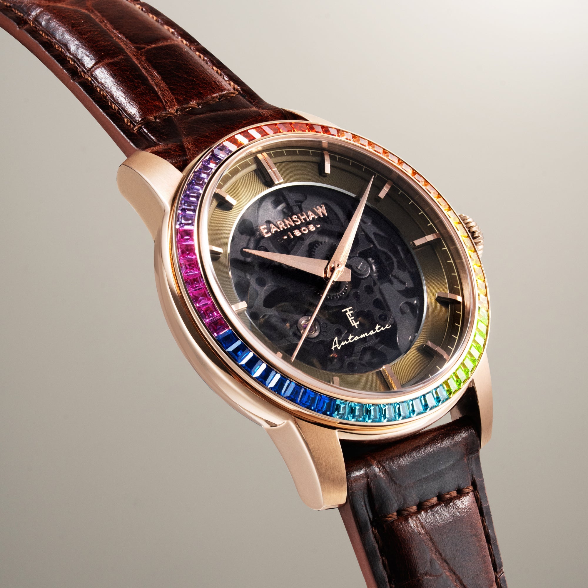 THOMAS EARNSHAW Thomas Earnshaw Celestial Glory Skeleton Automatic Men's Watch ES-8301-04