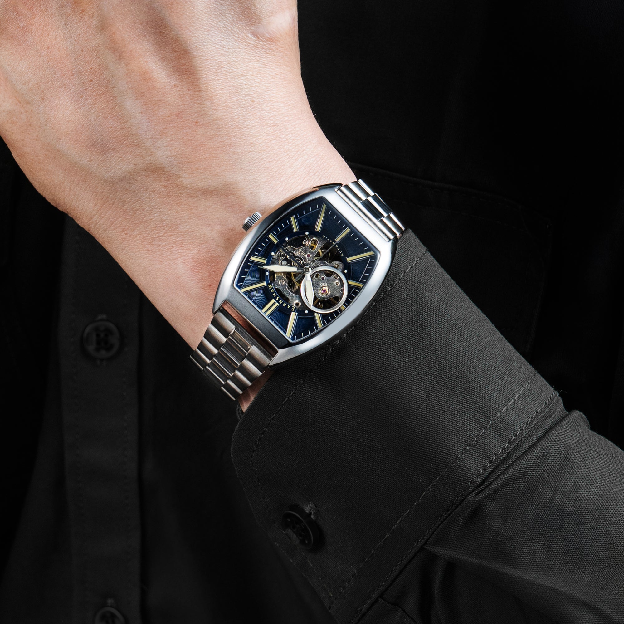 THOMAS EARNSHAW Thomas Earnshaw Heritage Beauchamp Skeleton Automatic Men's Watch ES-8310-22