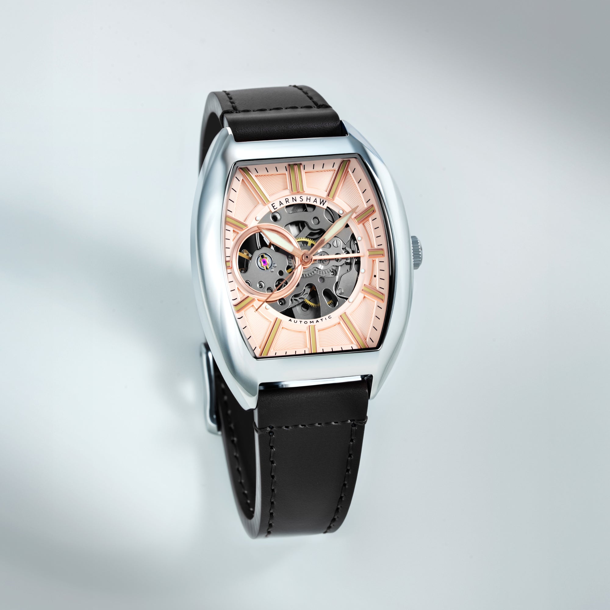 THOMAS EARNSHAW Thomas Earnshaw Heritage Beauchamp Skeleton Automatic Men's Watch ES-8310-44
