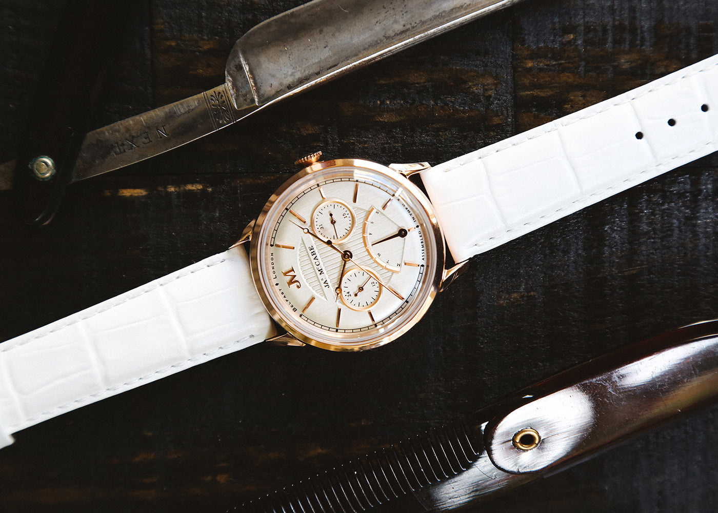 JAMES MCCABE James McCabe Heritage Retrograde II Men's Watch JM-1026-04