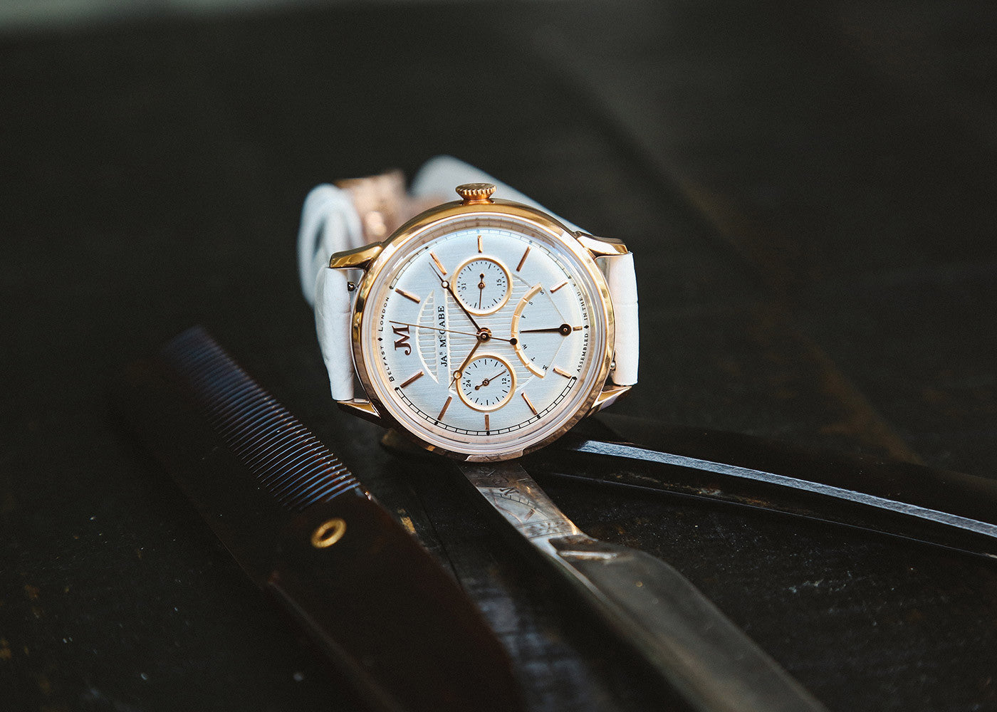 JAMES MCCABE James McCabe Heritage Retrograde II Men's Watch JM-1026-04