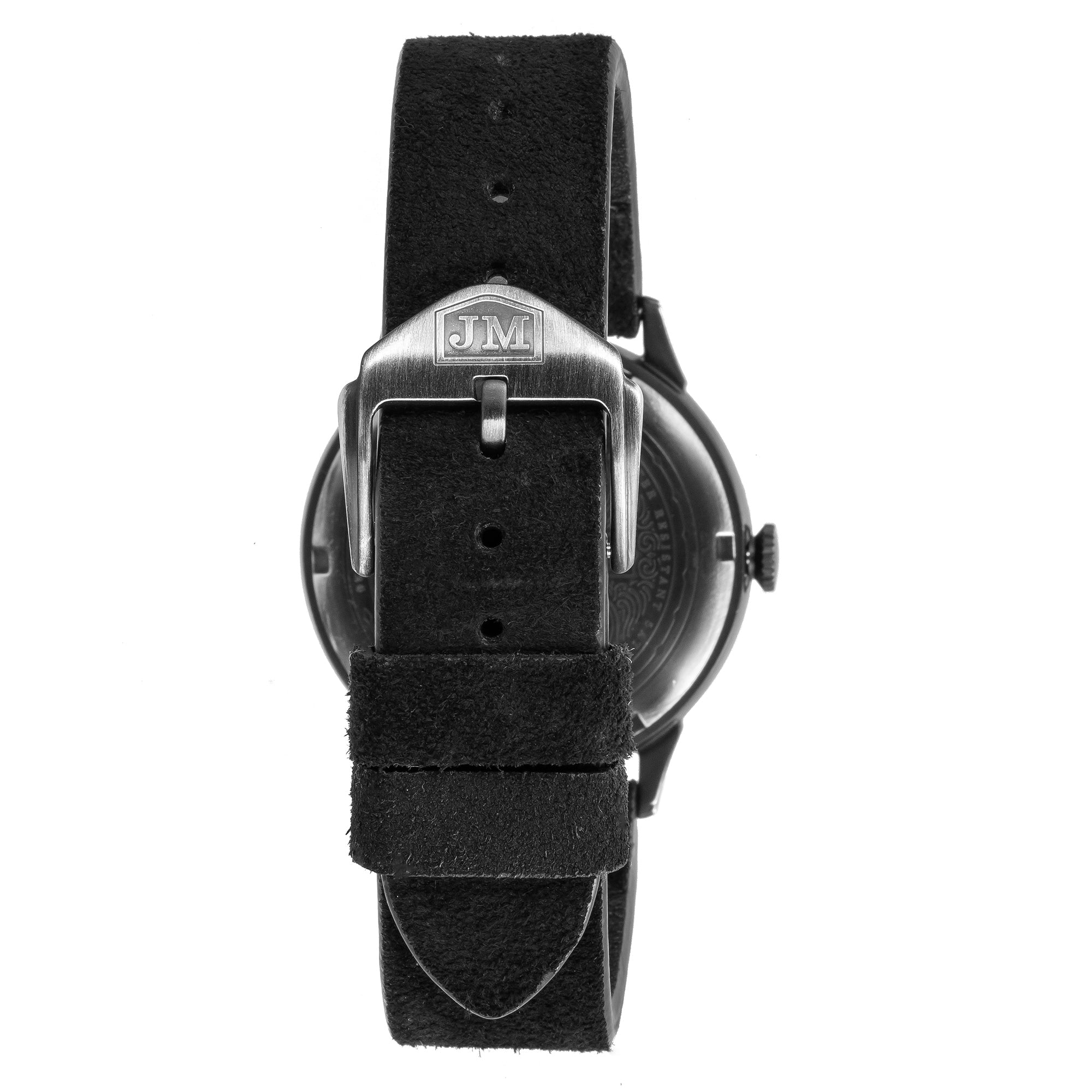 JAMES MCCABE James McCabe Heritage Retrograde II Fumee Silver Men's Watch JM-1026-09