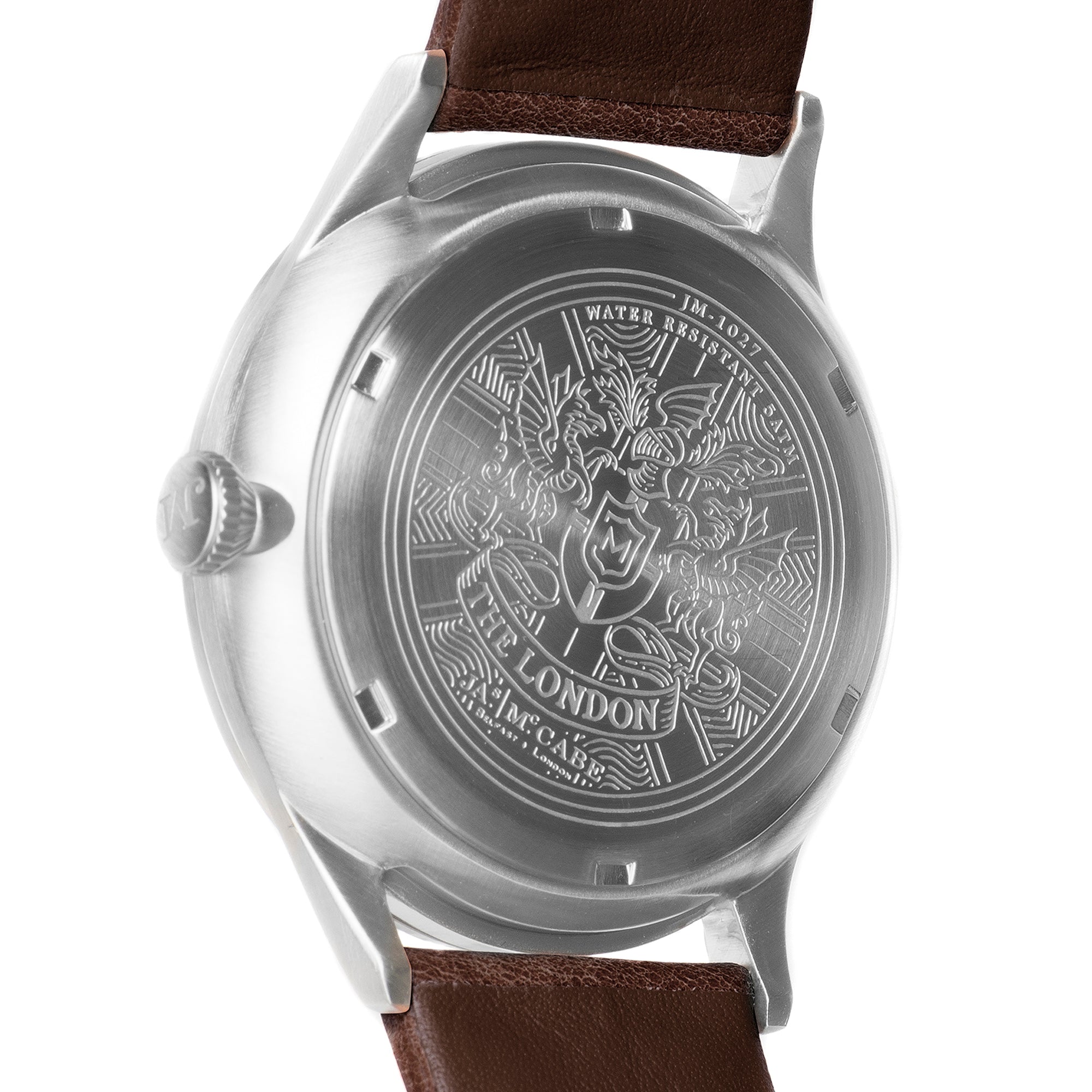 James McCabe London Cross Stitch Black Men's Watch JM-1027-06