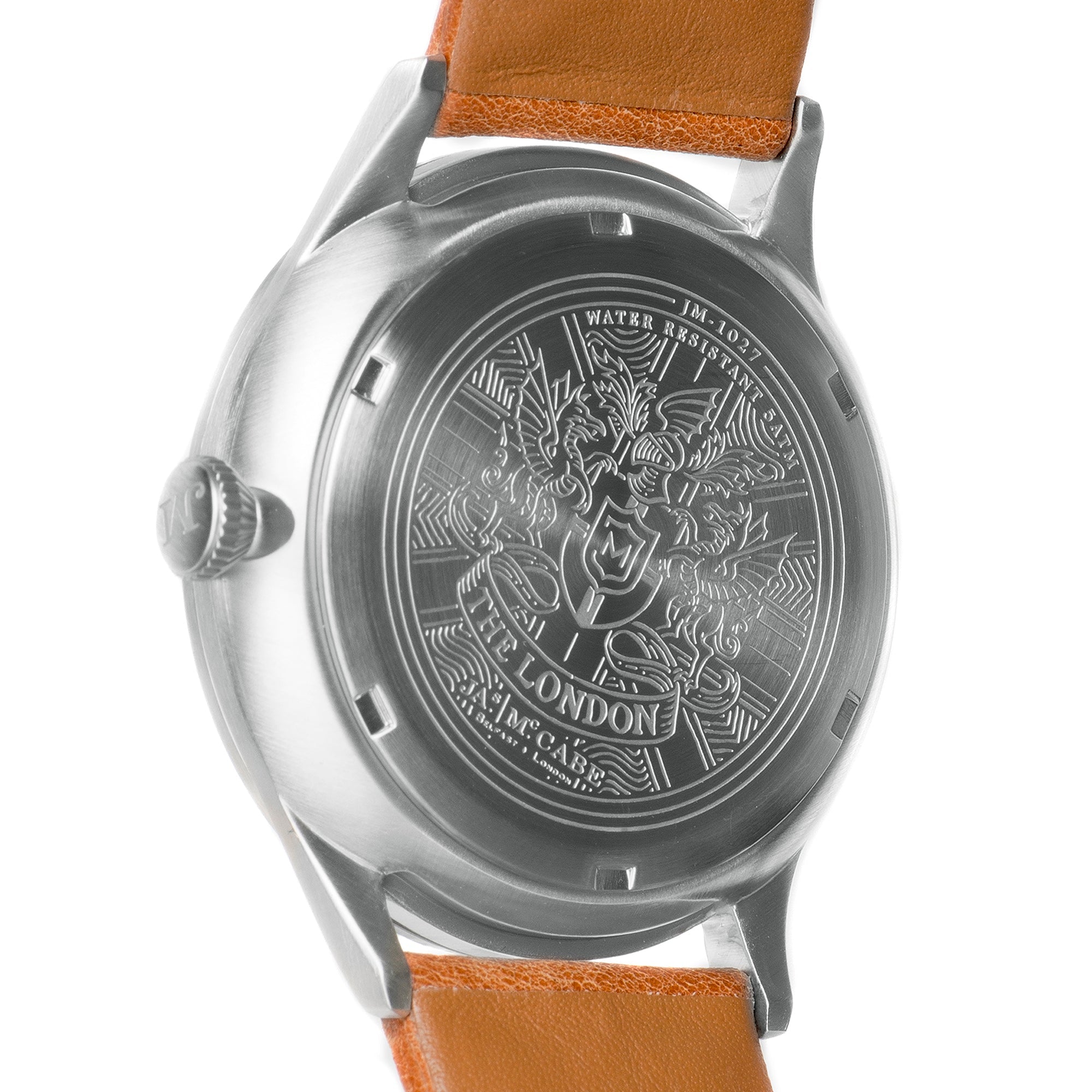 James McCabe London Cross Stitch White Men's Watch JM-1027-07