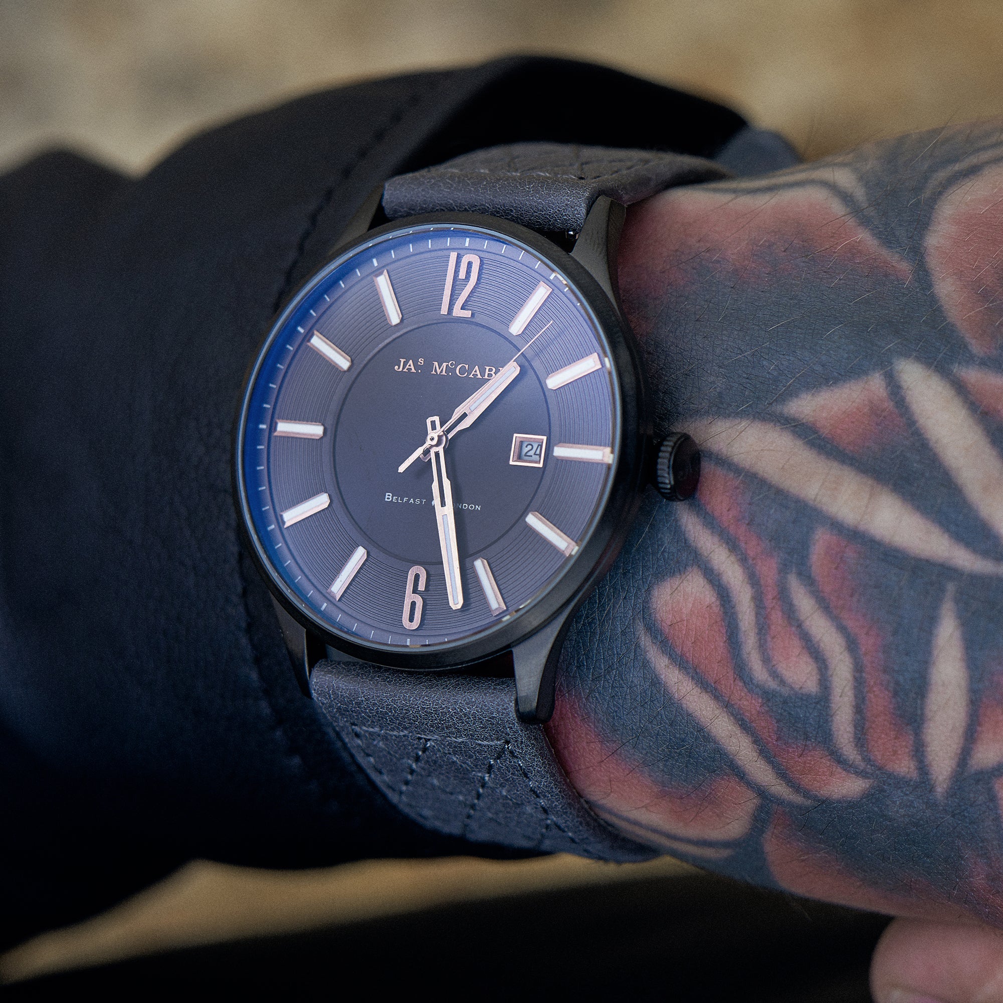 James McCabe London Slate Grey Men's Watch JM-1027-0A