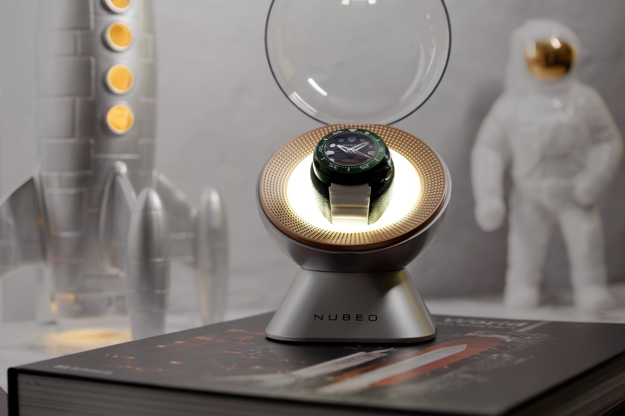 MAINSPRING Mainspring Astronomy Satellite Silver Watch Winder MS-WIN-SAT-02