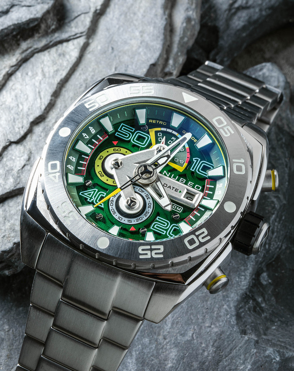 NUBEO Nubeo Ingenuity Men's Japanese Quartz Canham Watch NB-6056-33 (Damaged Packaging)